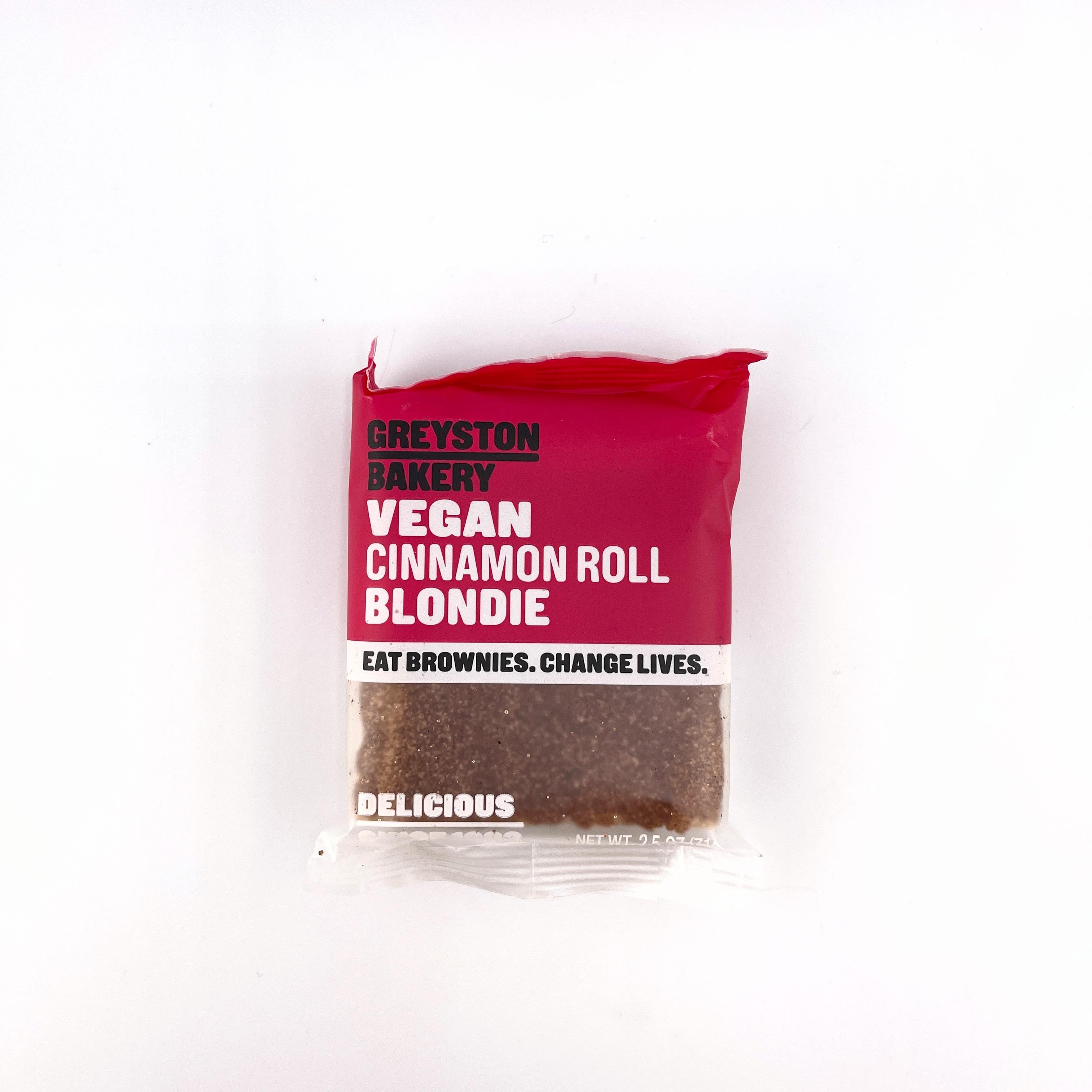 Greyston Vegan Cinnamon Roll Blondie