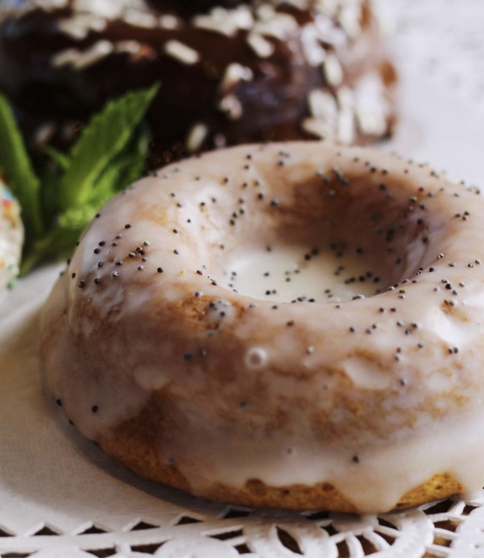 Vegan Donut - Lemon Poppyseed (GF)