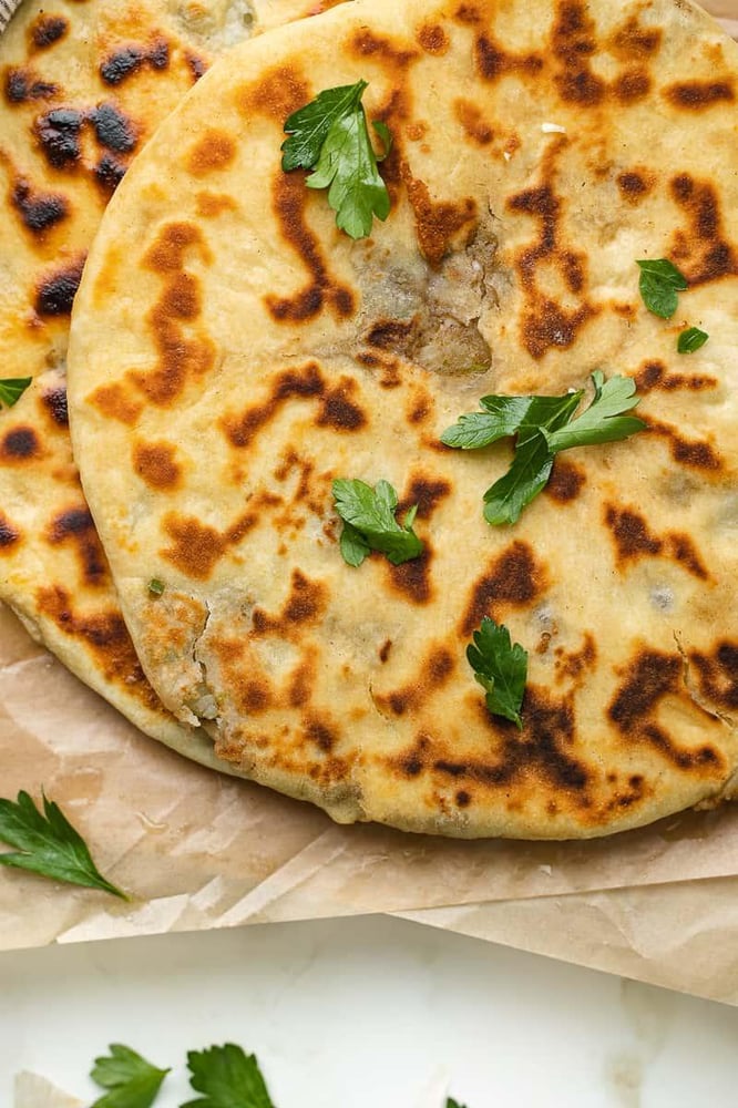 Stuffed Potato Naan