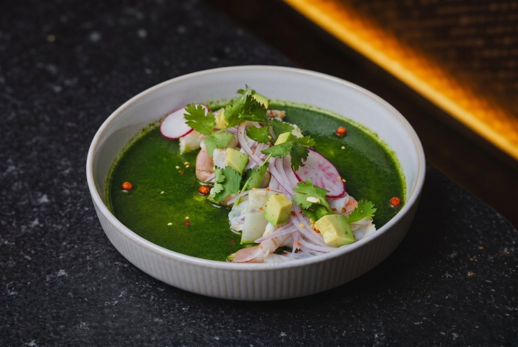 Green Shrimp Aguachile
