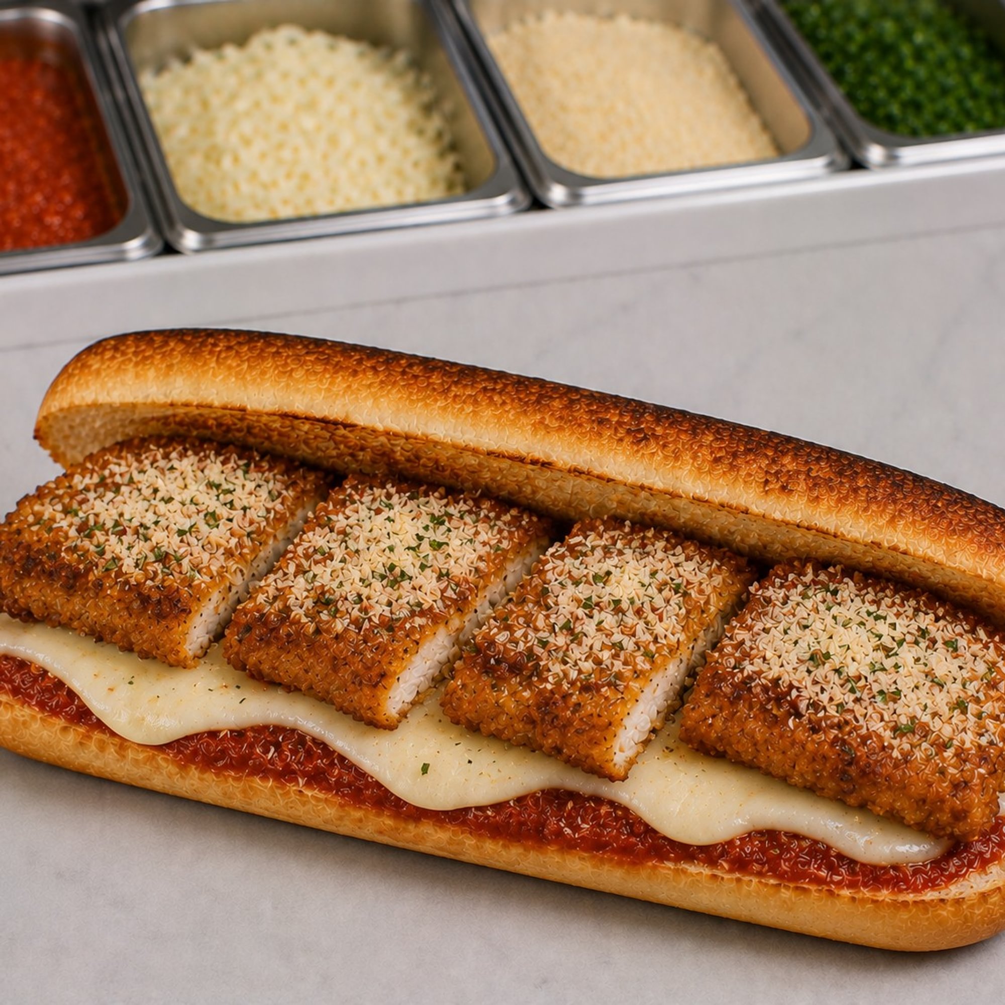 Chicken Parmesan Submarine
