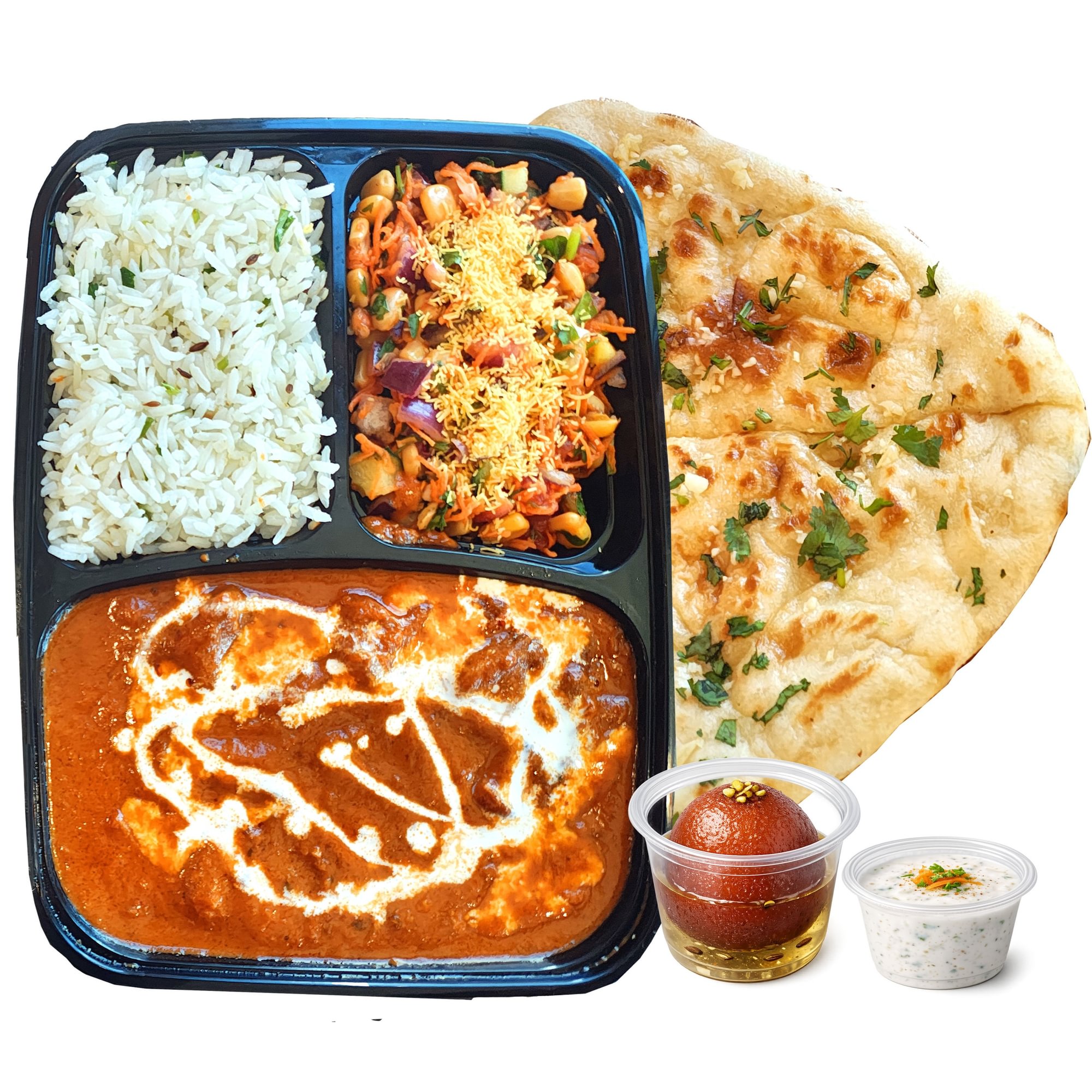 Butter Chicken Naan Combo