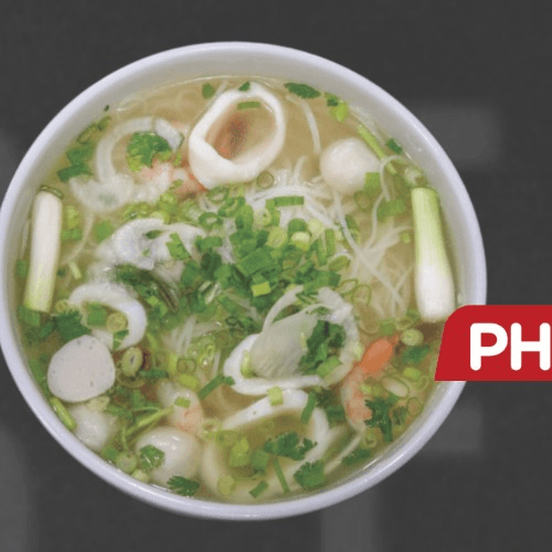 Pho Seafood - Shrimp, Fish Ball & Calamari