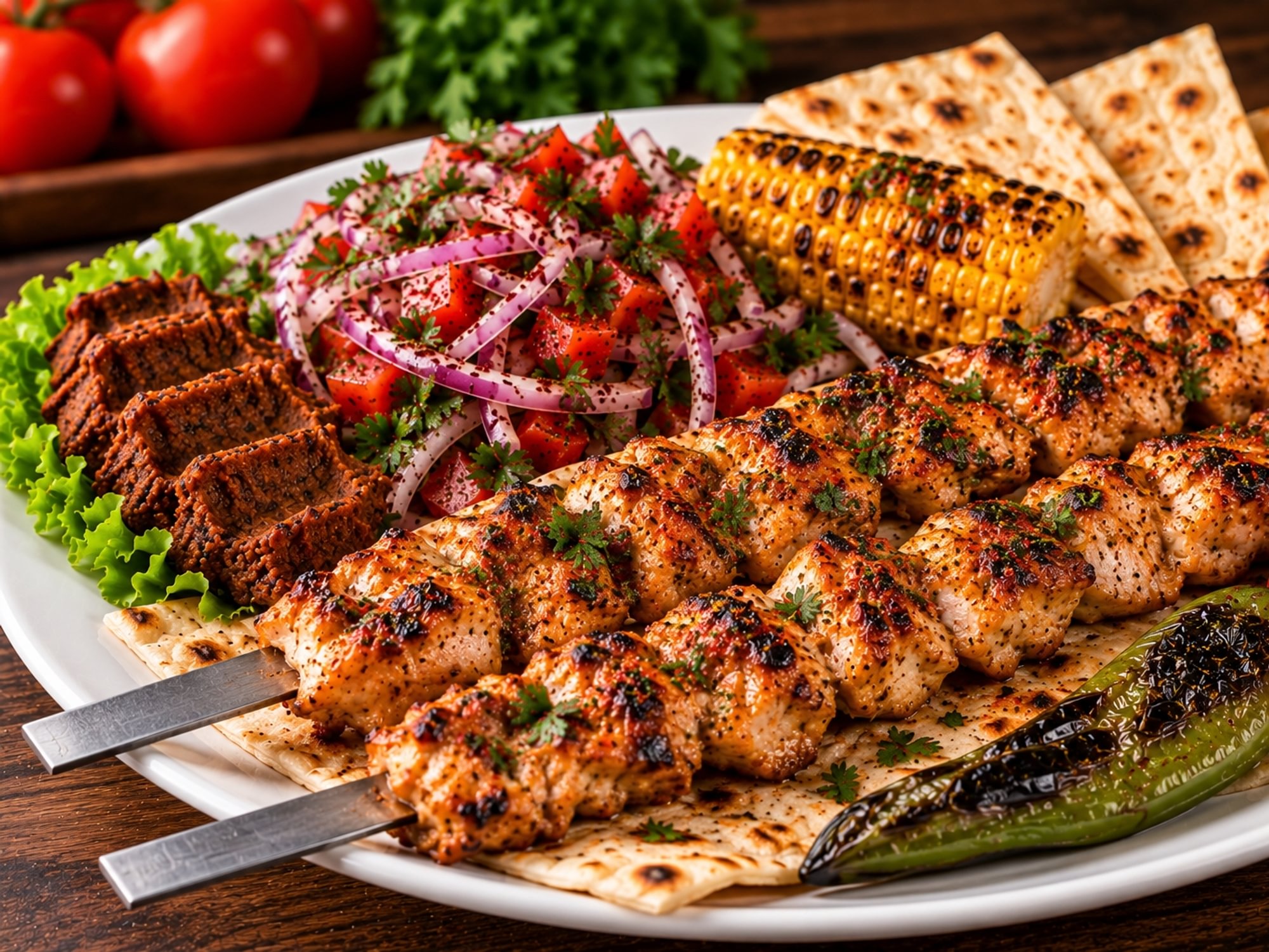CHICKEN SHISH KEBAB PLATE – 10 oz