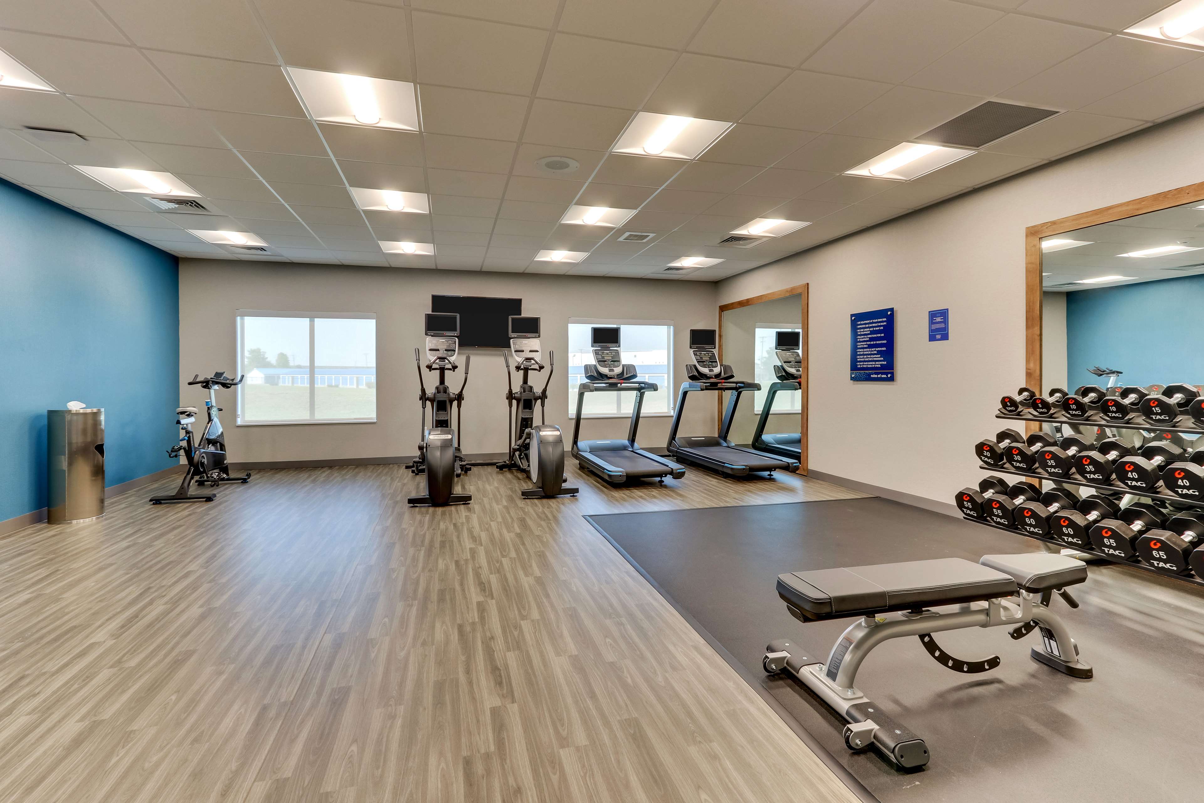 Health club  fitness center  gym