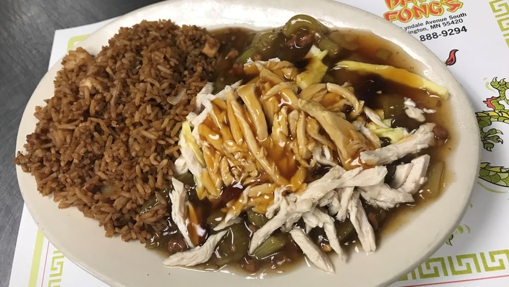 Combo A - Chicken Chow Mein