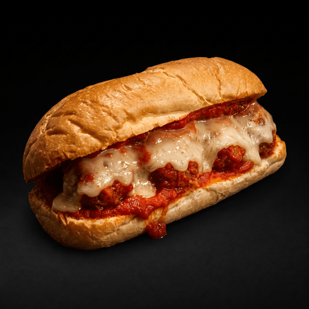 Meatball and Provolone Hoagie