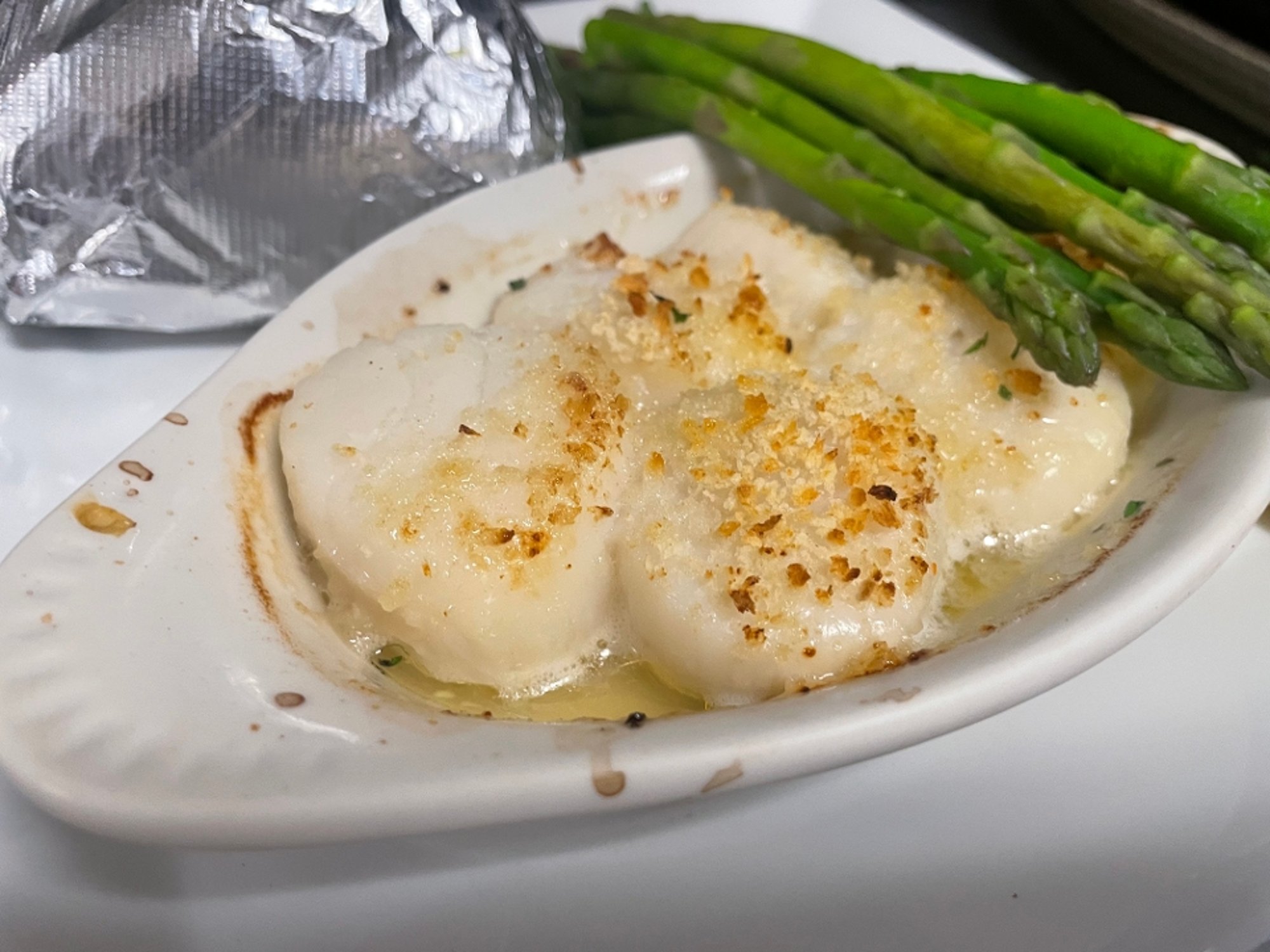 Broiled Sea Scallops
