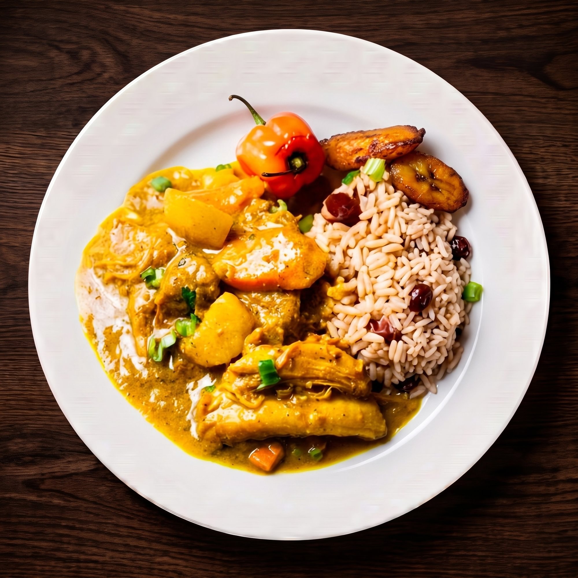 Coconut curry chicken