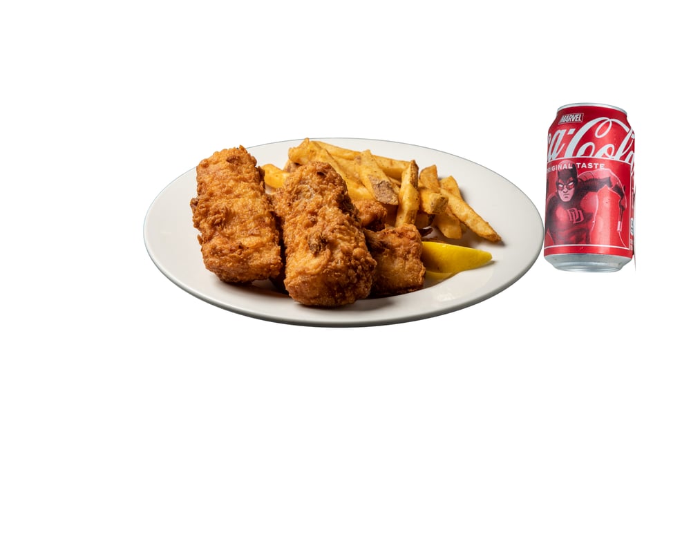 Kids tenders (3 tenders, Fries & A Juice Box)