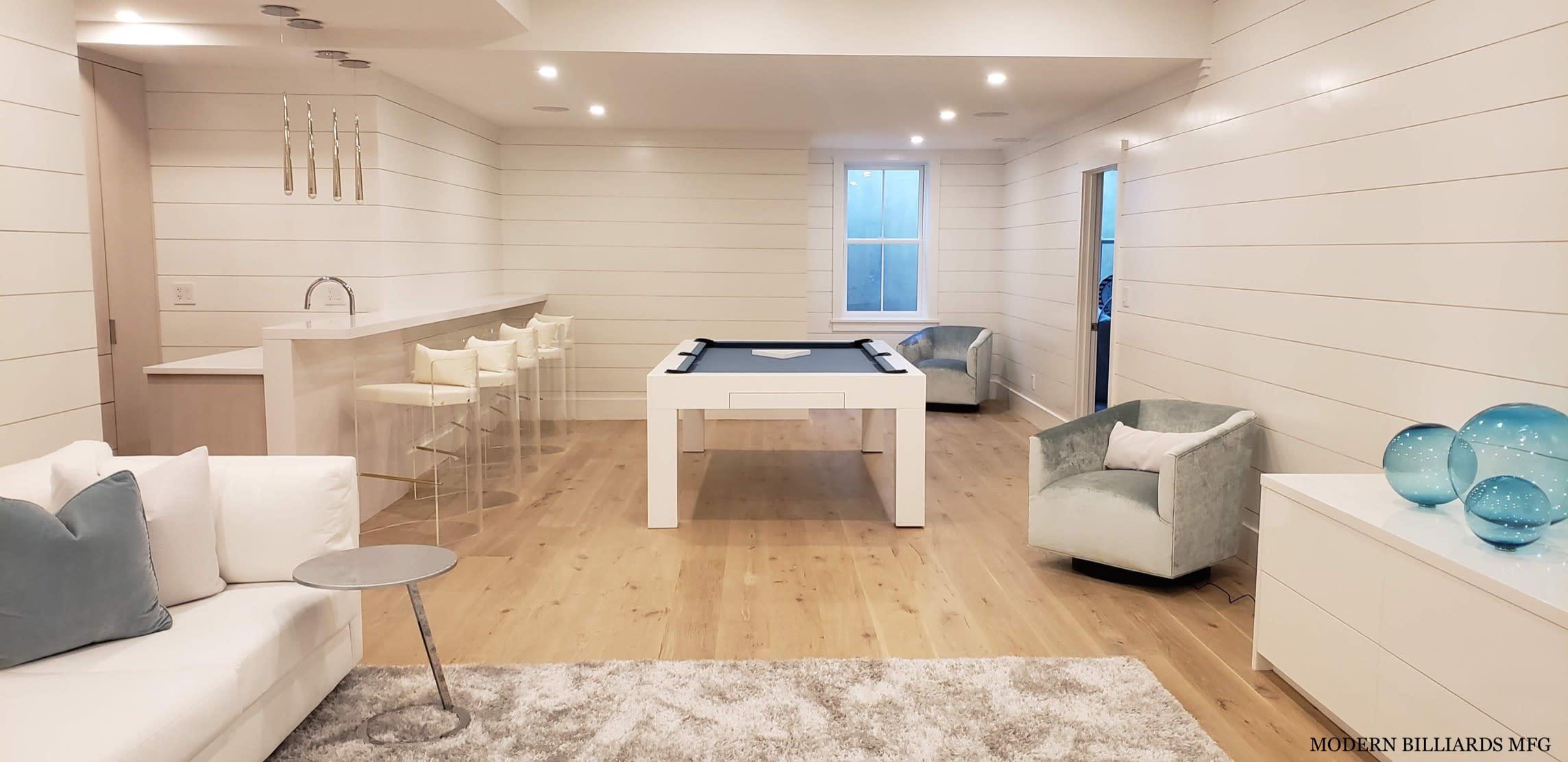 Modern Pool Table Modern White