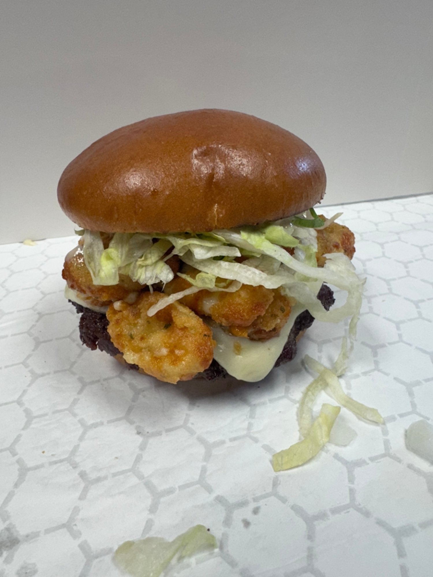 Cheese Curd Burger