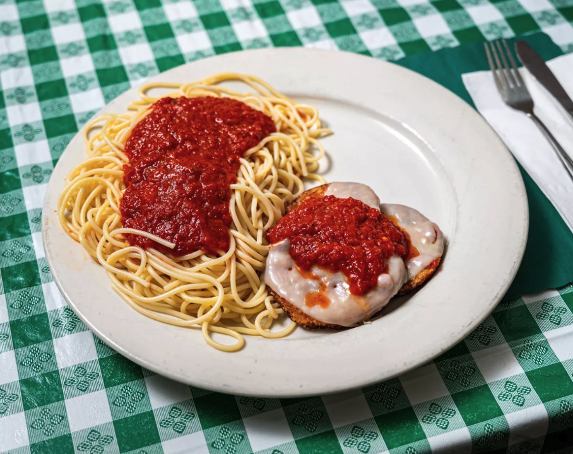 One Eggplant Parmigiana