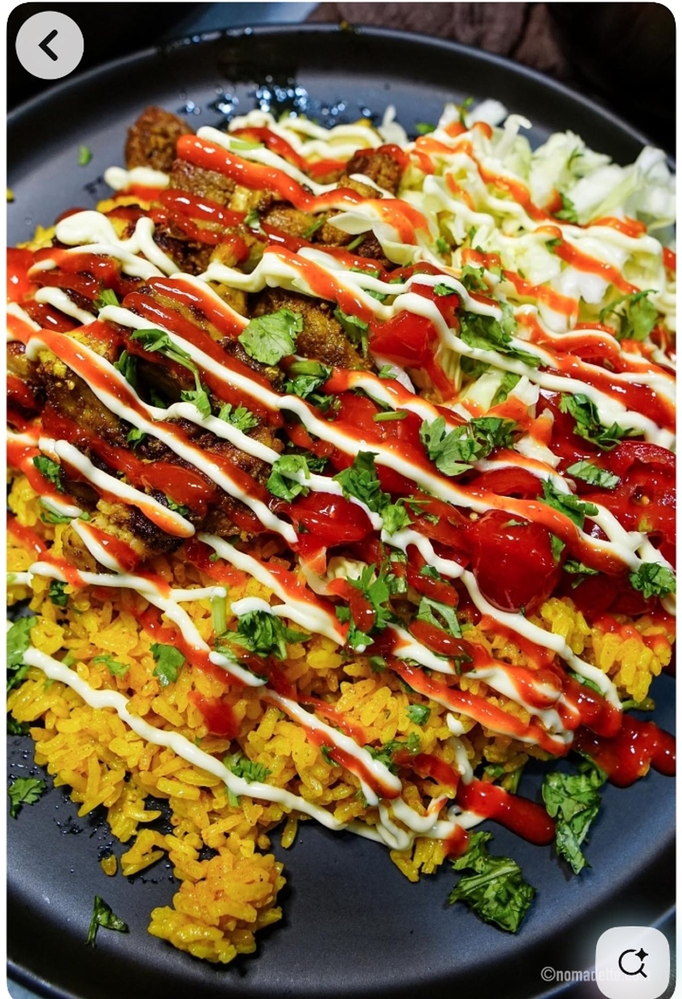Falafel Over Rice