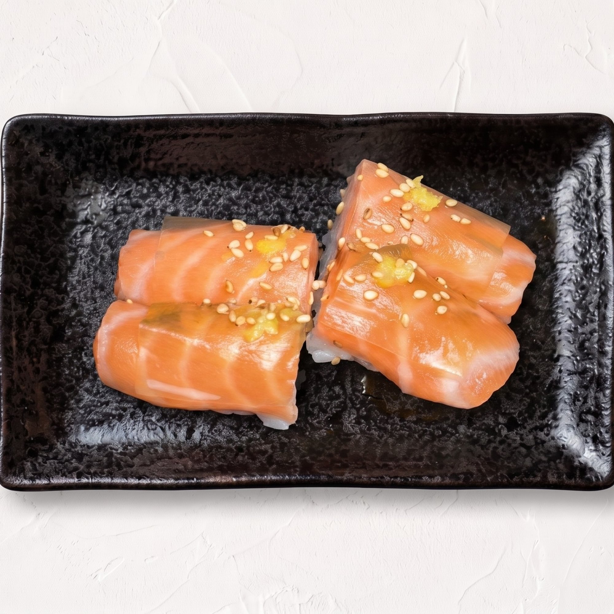 Salmon with Battera Kombu Nigiri
