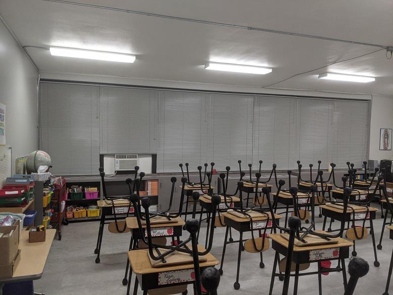 Classrooms need something special for the windows. It should block out distractions-and be plenty sturdy while looking great! For this Dyersville school, our Aluminum Blinds were the perfect solution!  BudgetBlindsCedarFallsWaterloo  DyersvilleIA  AluminumBlinds  BlindedByBeauty  FreeConsultation  W