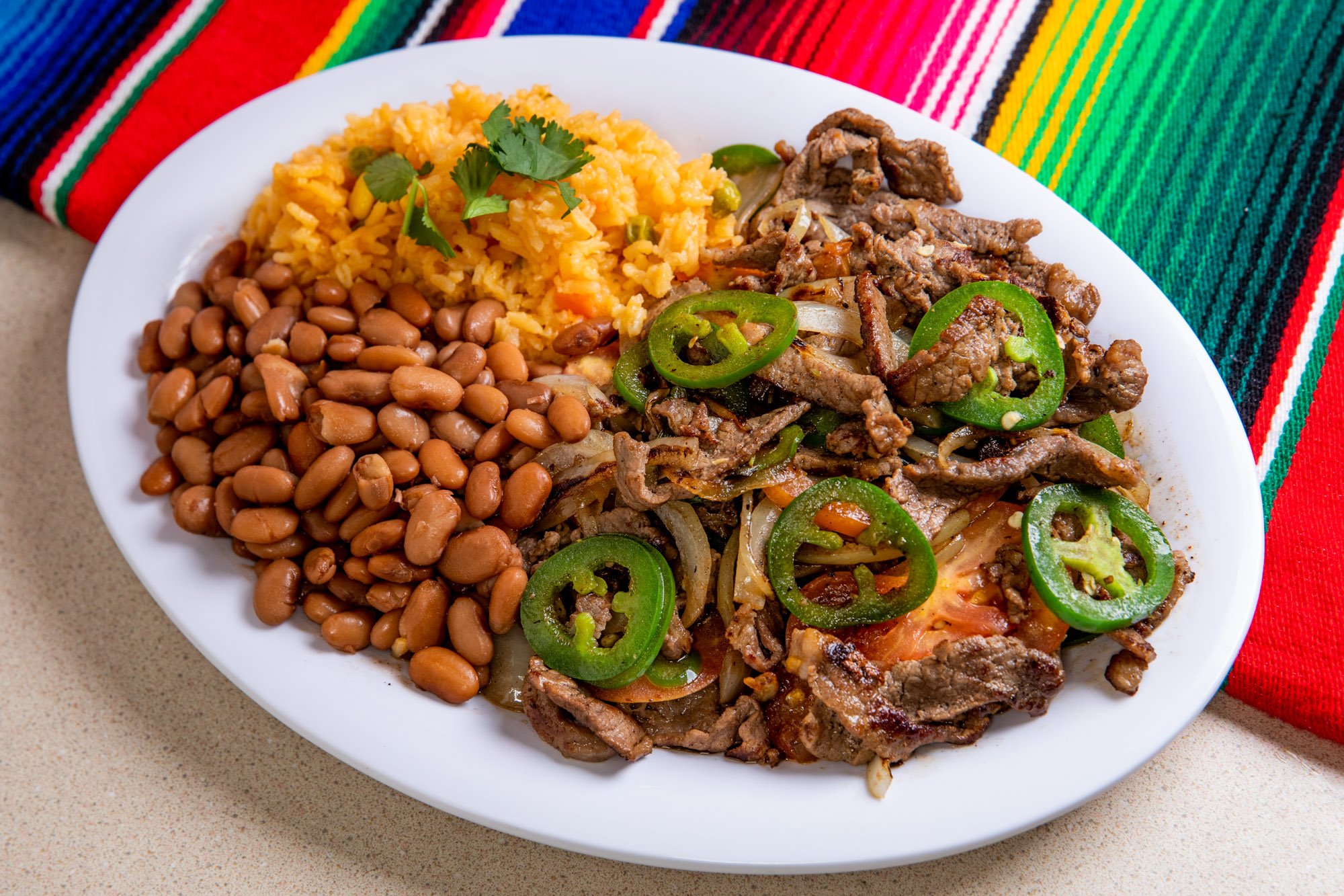 Bistec a La Mexicana
