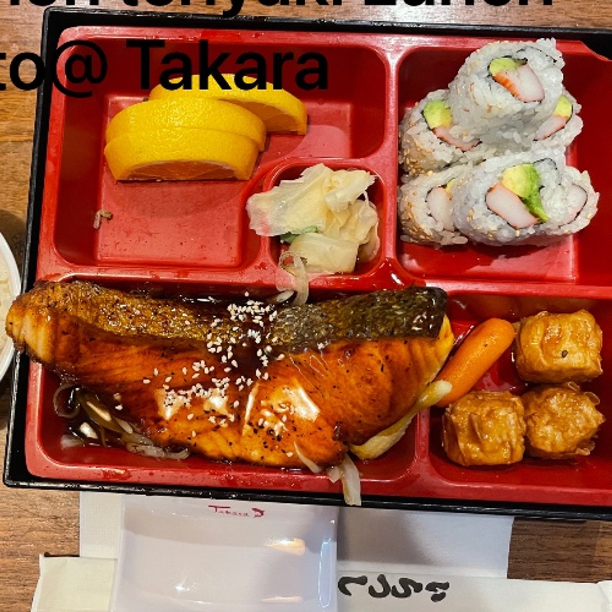 #Salmon Teriyaki Bento