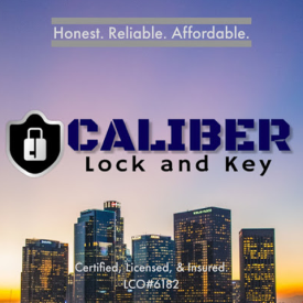Caliber Lock and Key Logo