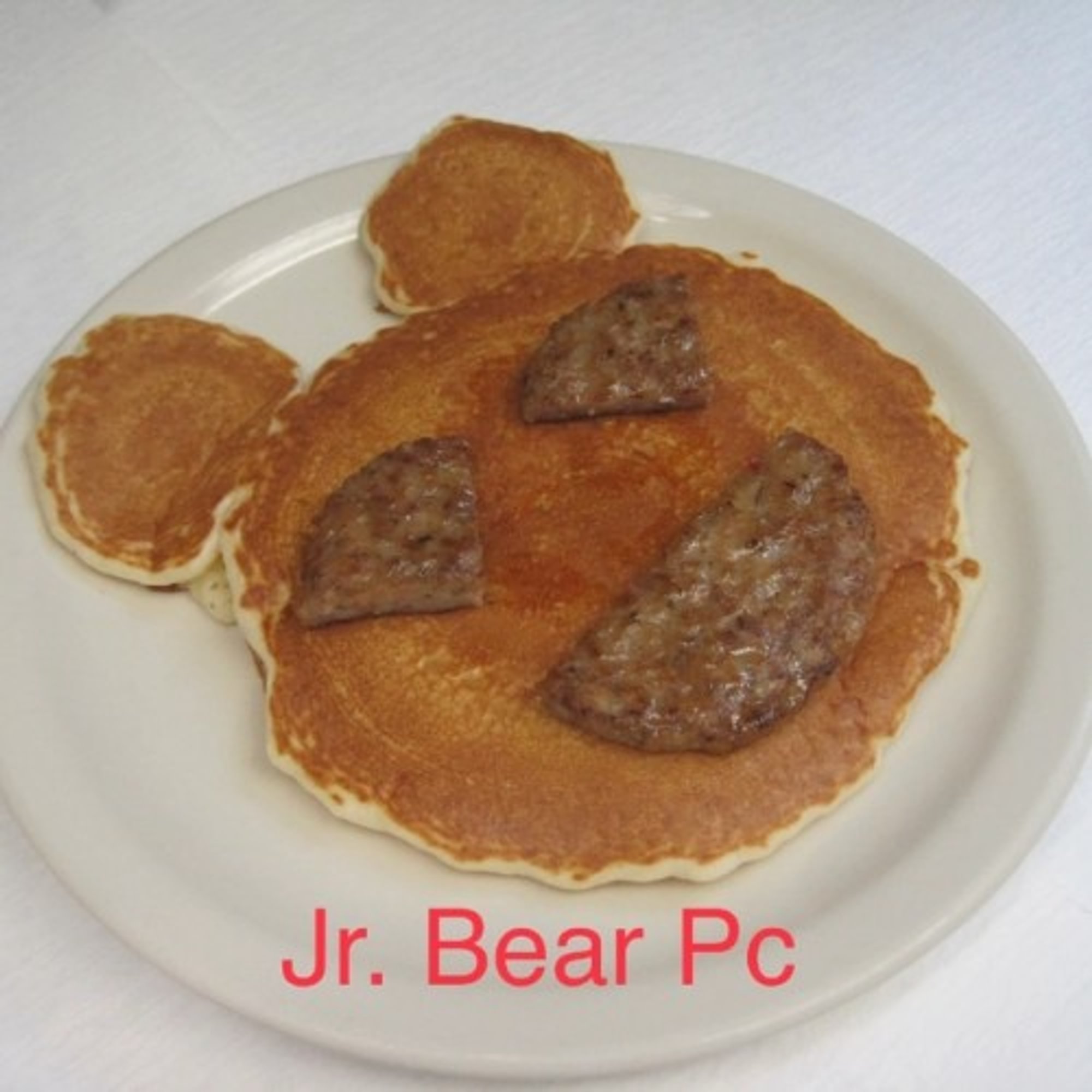 Jr. Bear Pancake with chocolate chip