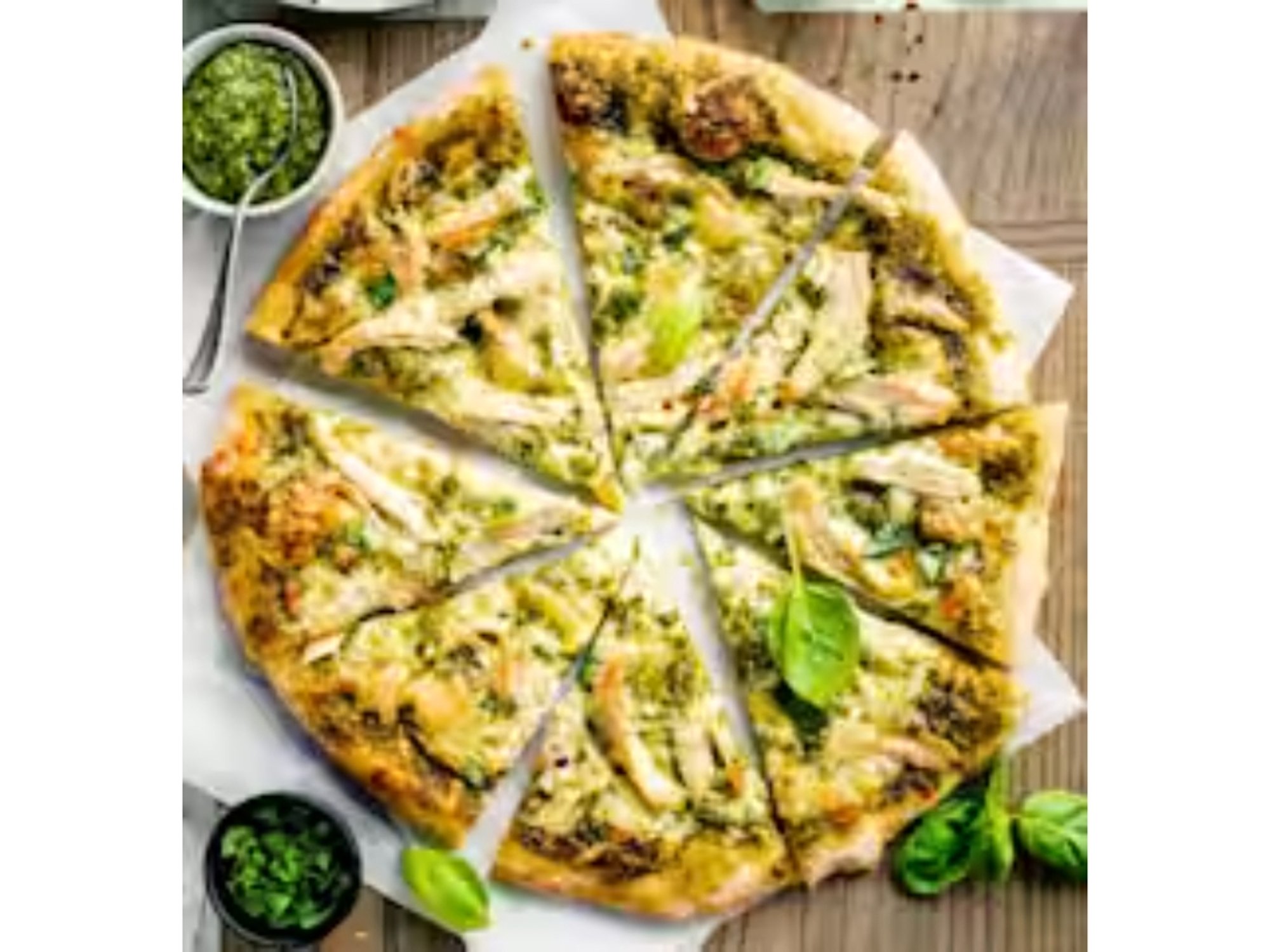 Chicken Basil Pesto Pizza 10"