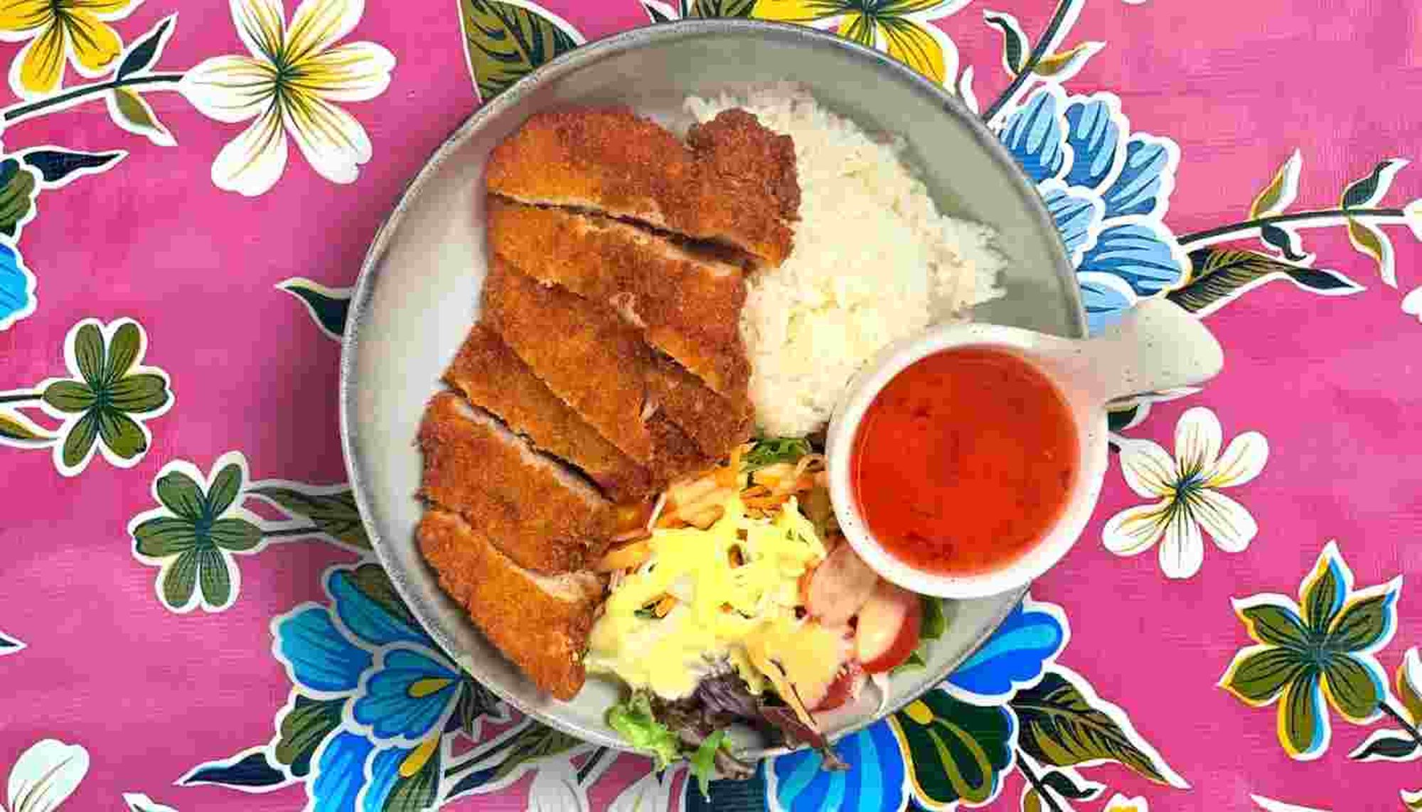 Crispy Chicken Katsu Rice bowl