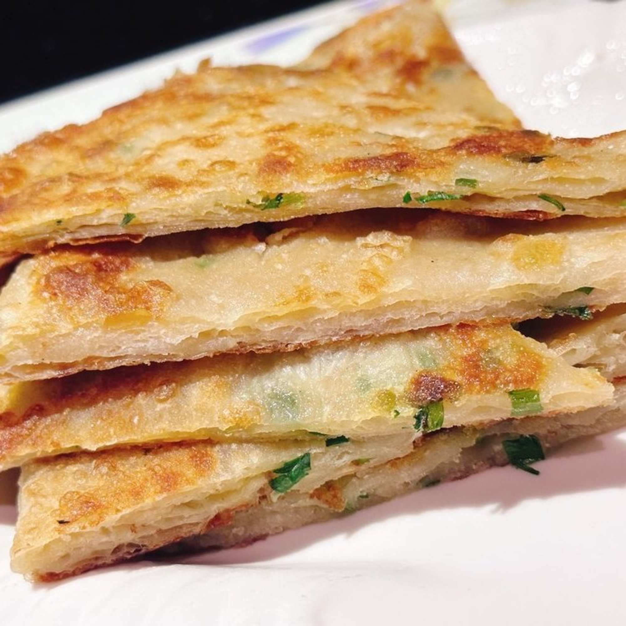 葱油饼 Scallion Pancake Country Style