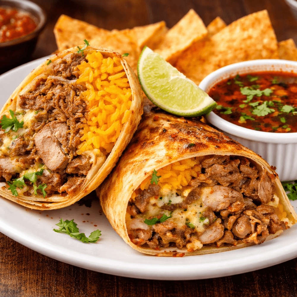Crunchy Birria Burrito