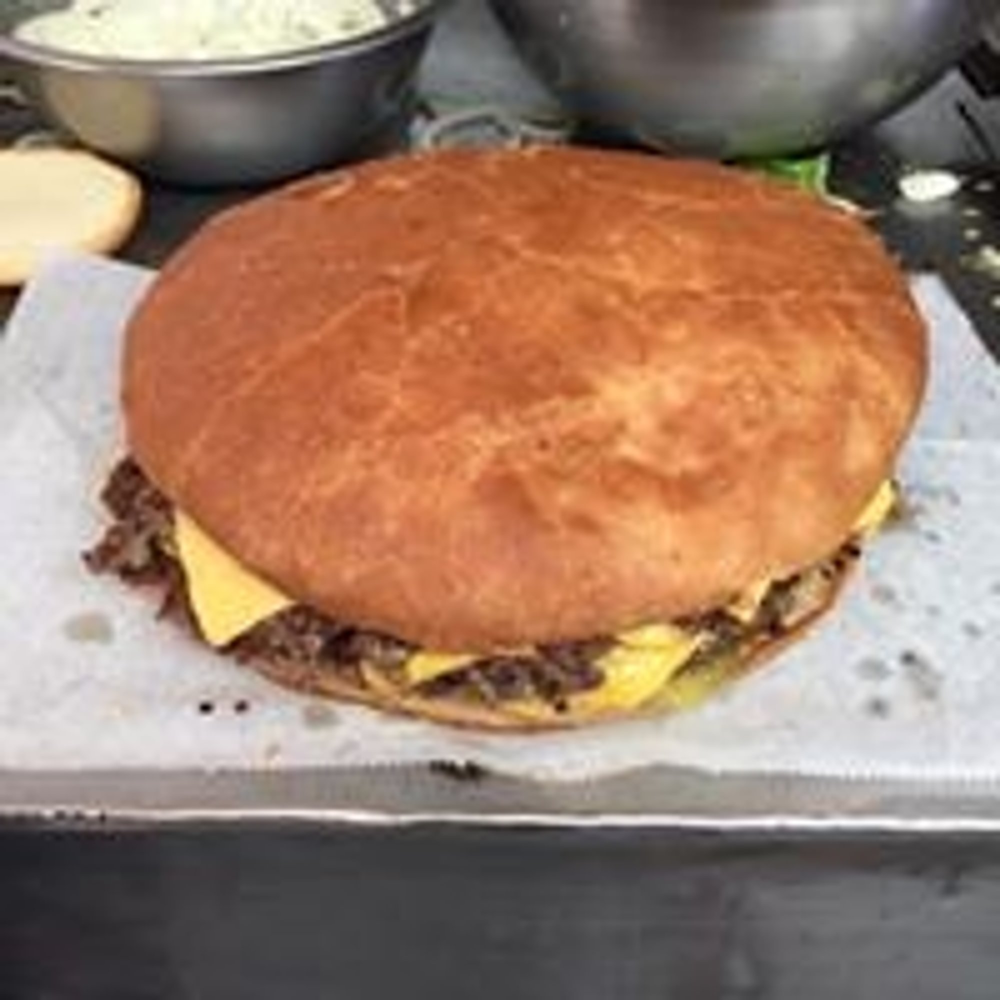 1 Lb "BeltBuster" Burger