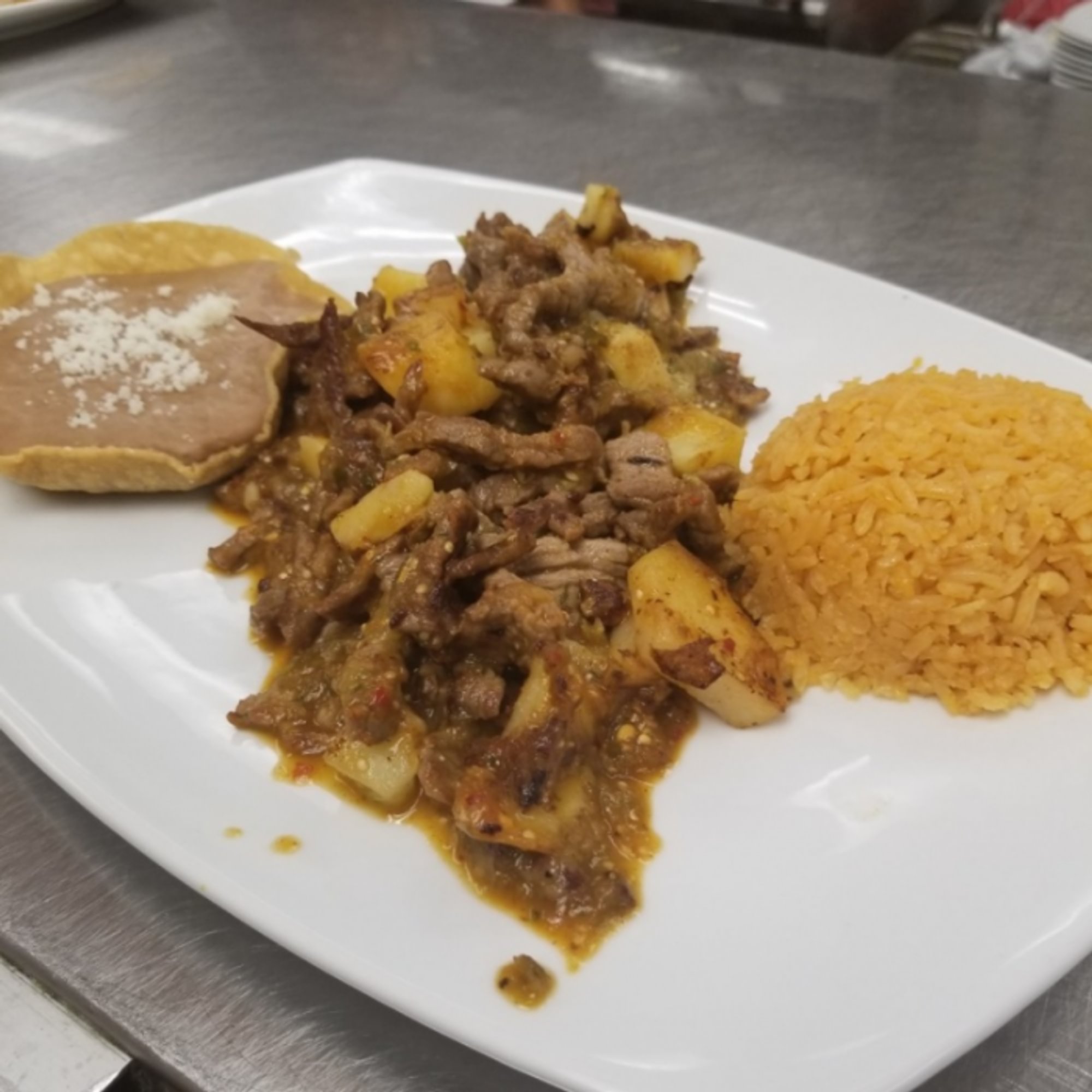 Carne con Papas
