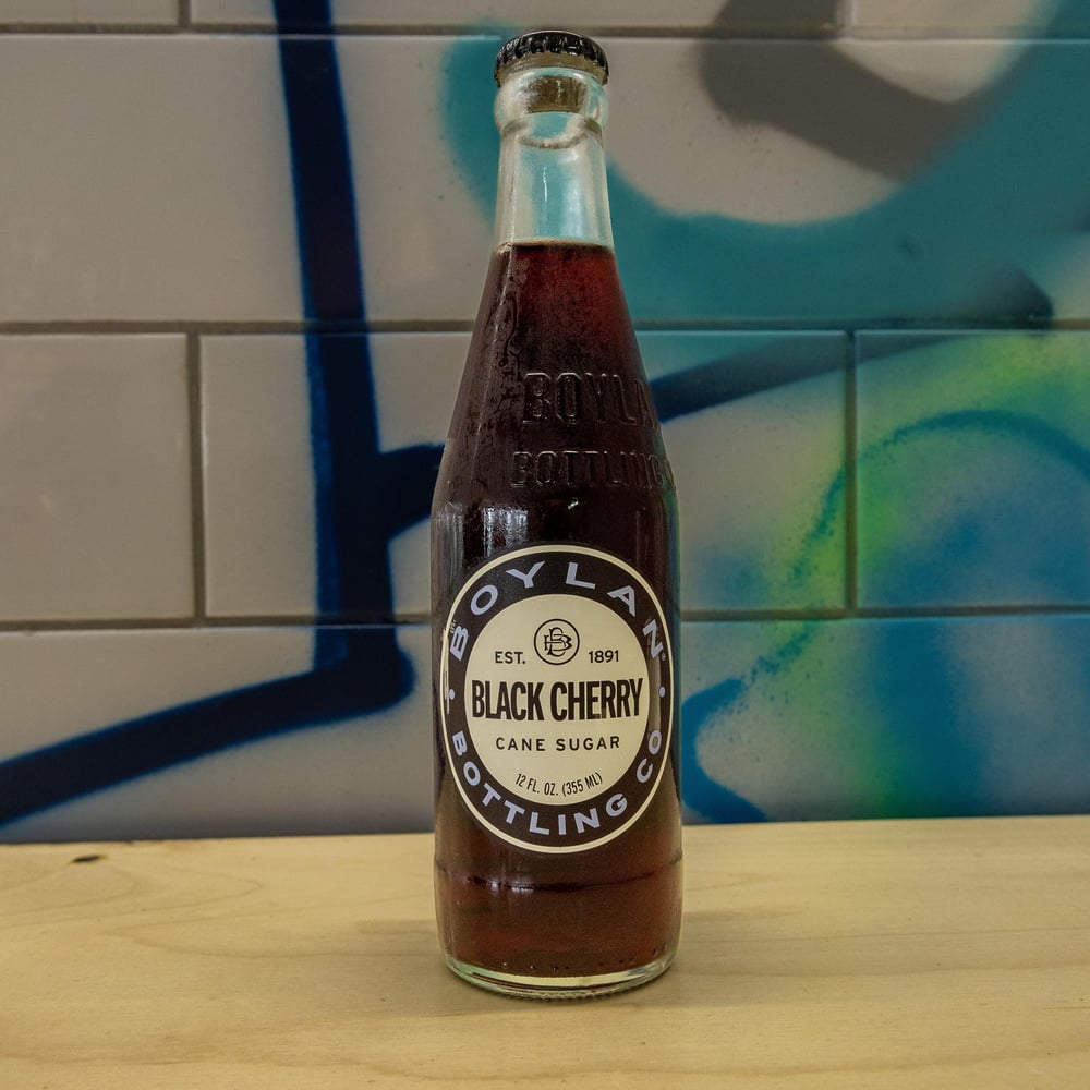 Boylan black cherry soda