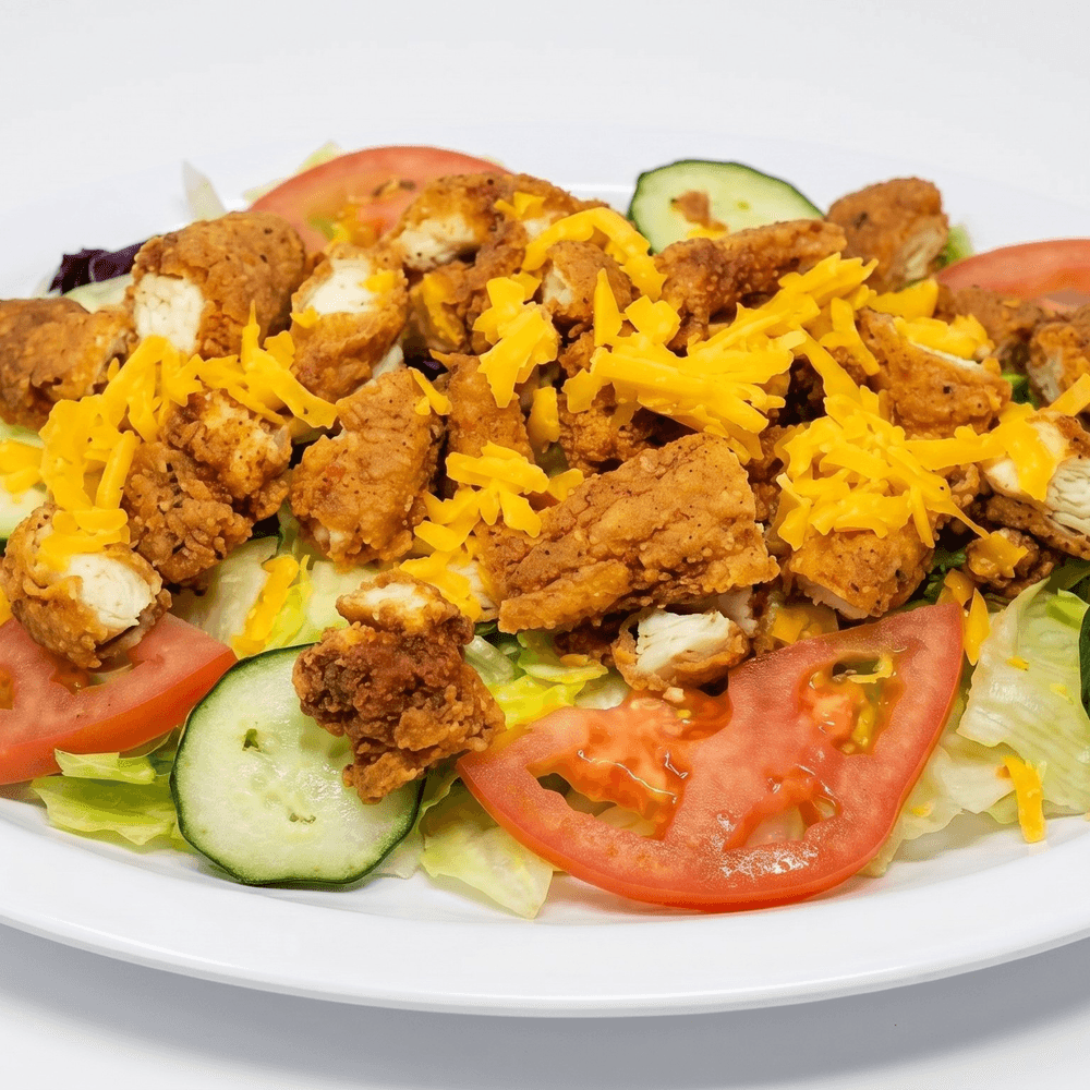 Chicken Strip Salad with Fries