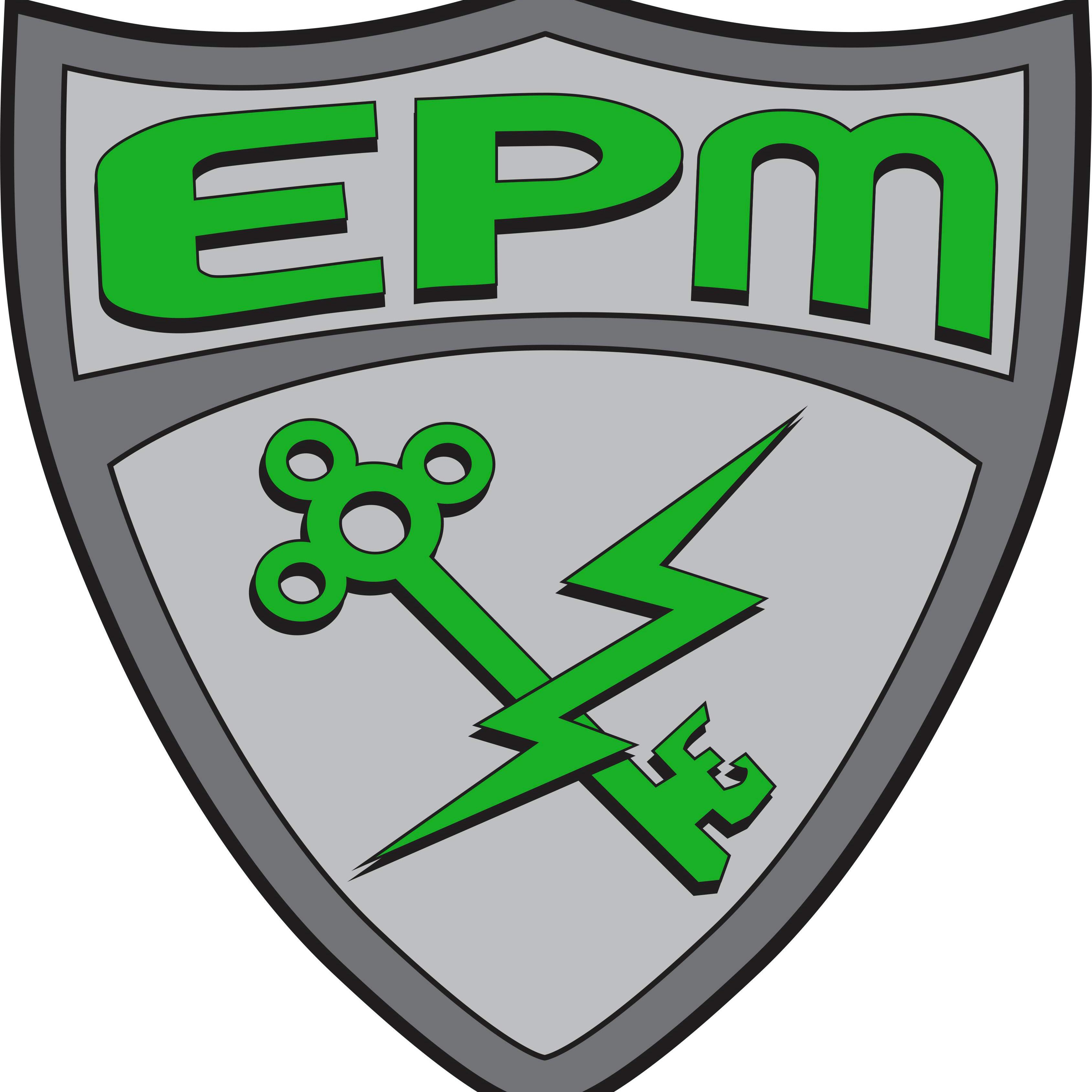 Eaton Property Maintenance or E P M Logo