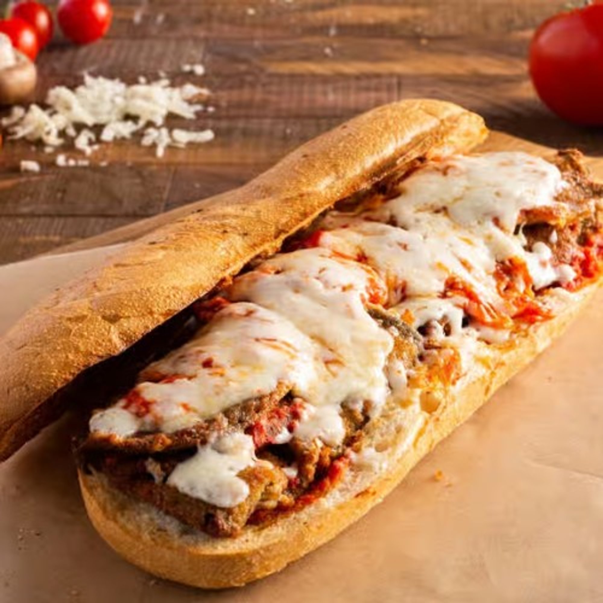 Eggplant Parmigiana Sub