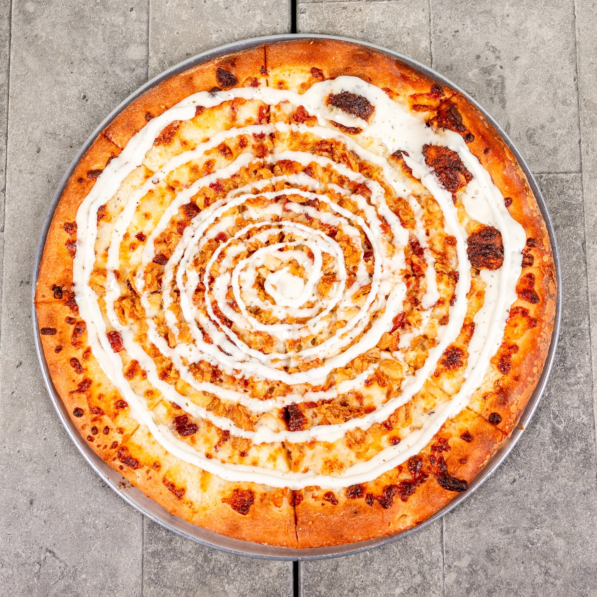 Chicken Bacon Ranch Pizza