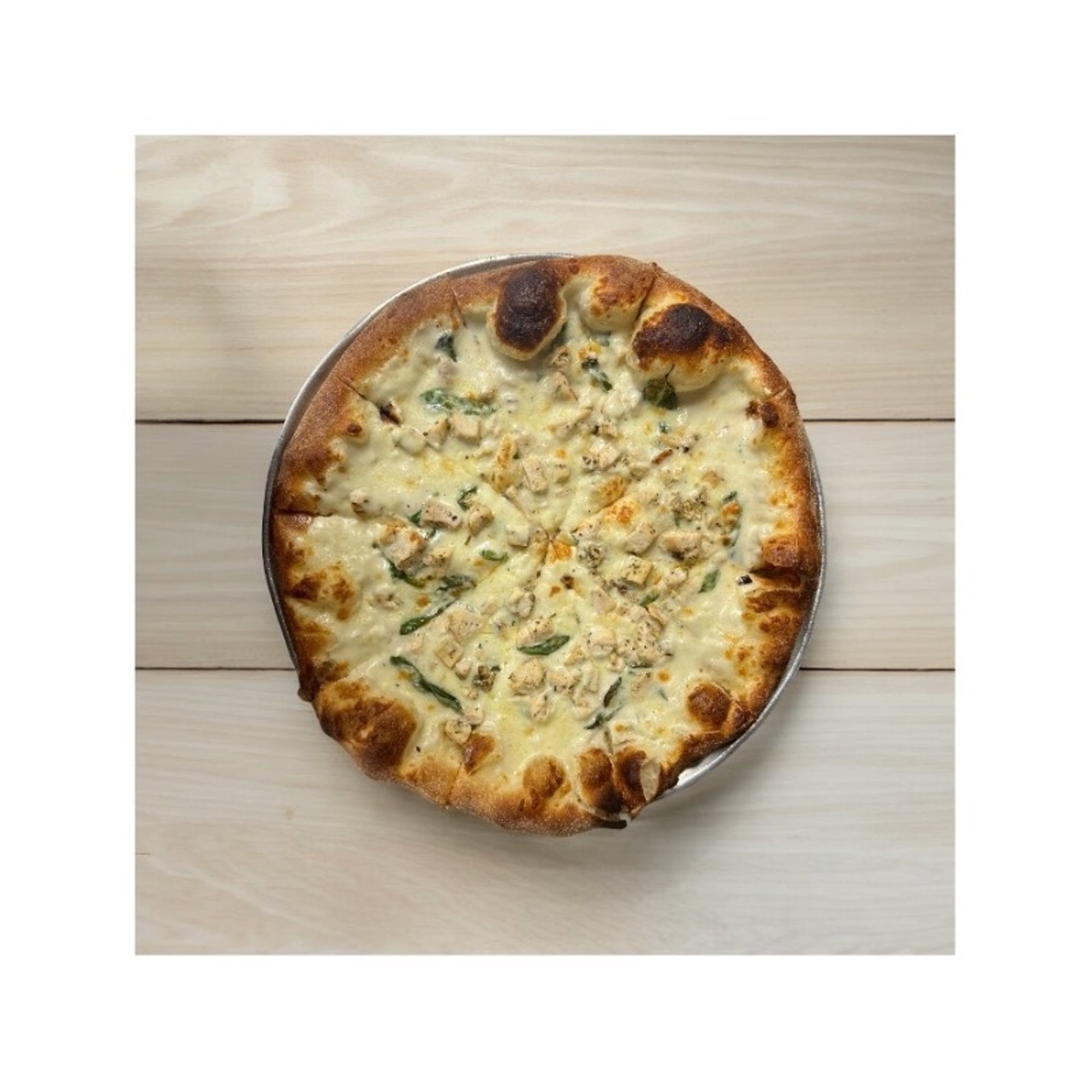 Chicken Alfredo Pizza Small