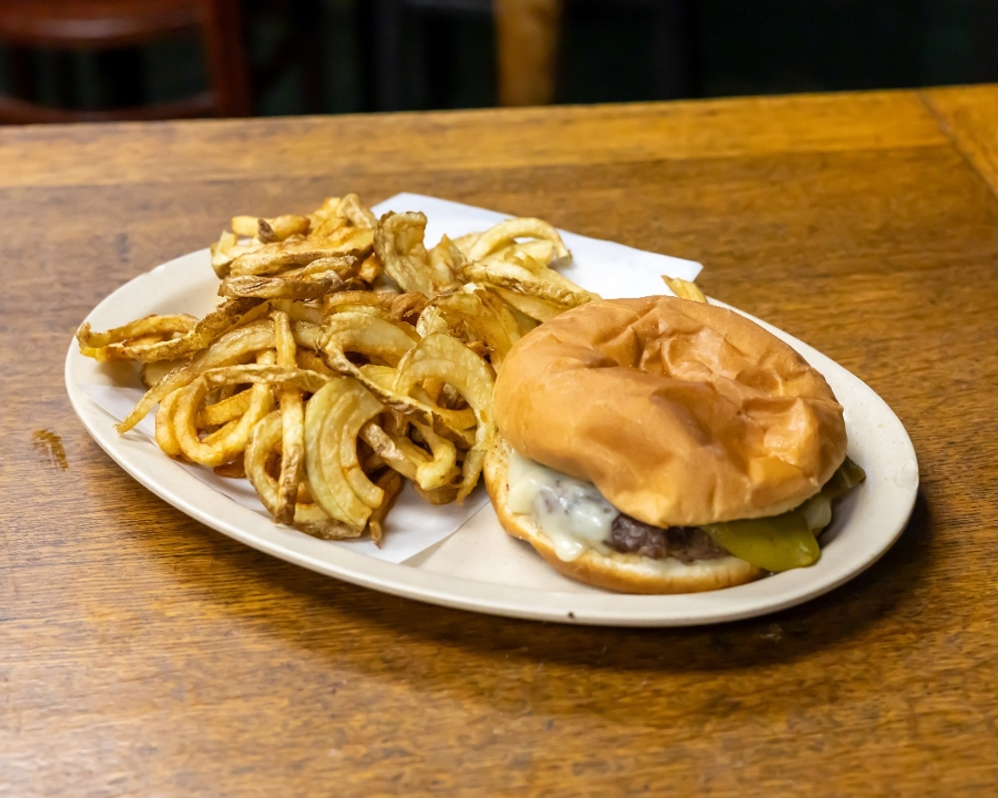 GREEN CHILE PEPPER BURGER