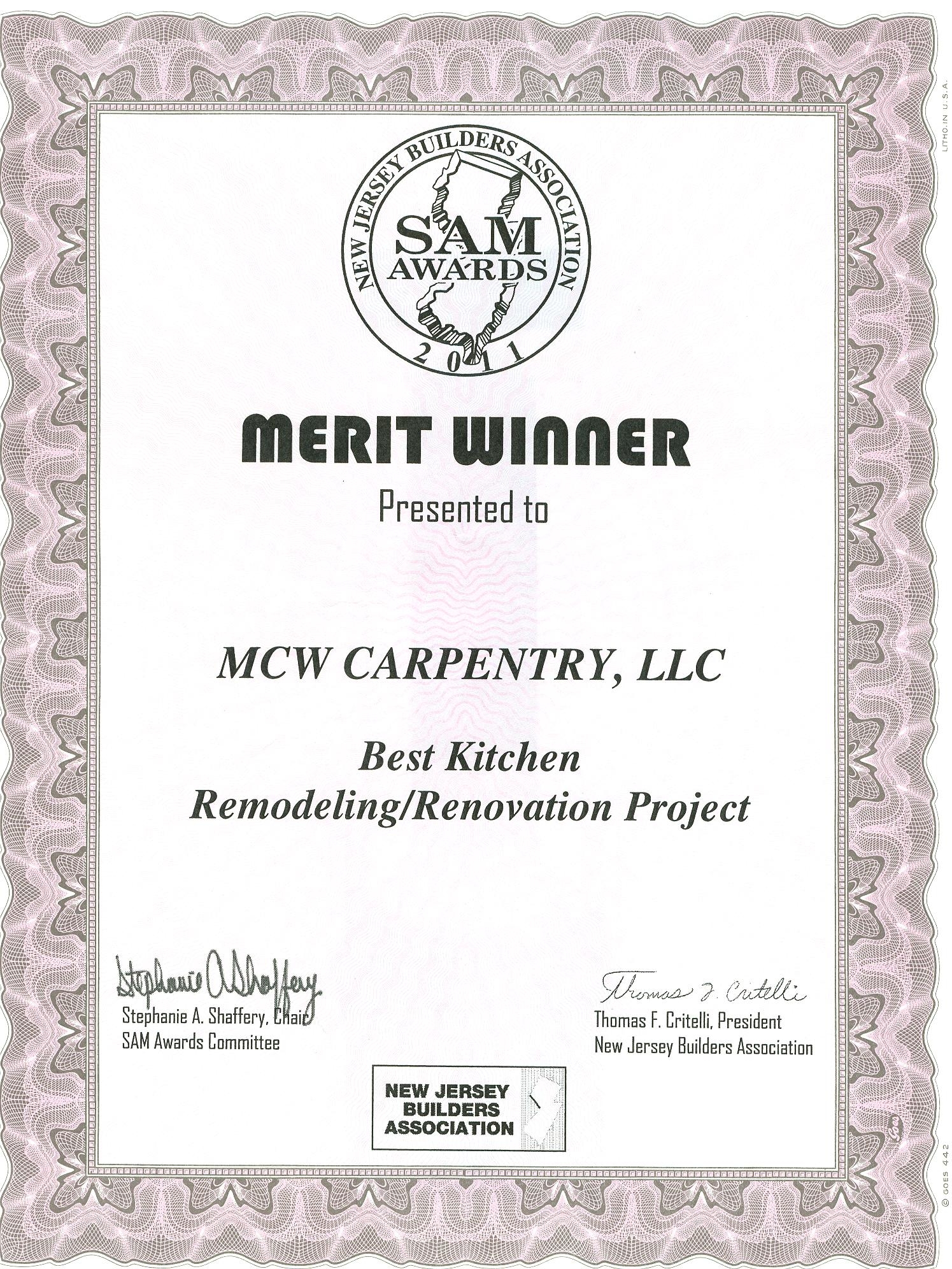 Award of merit