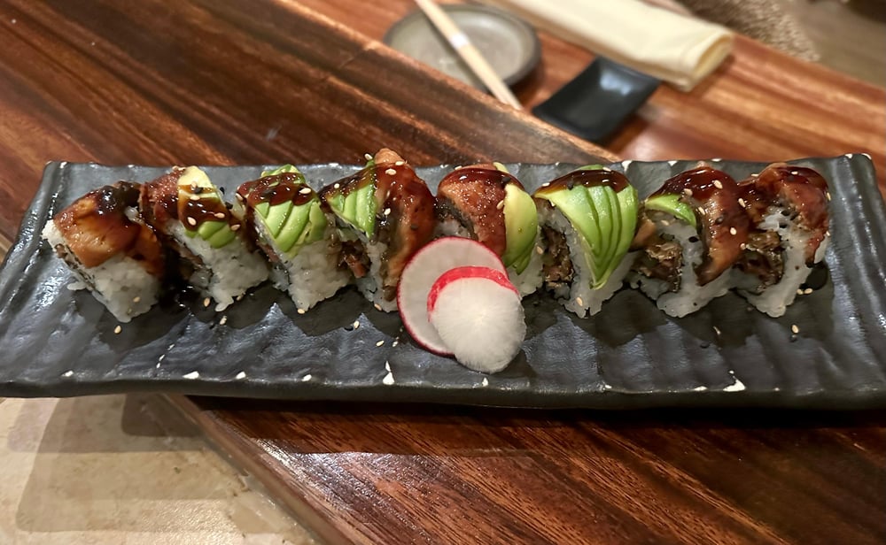 #7 Salmon Skin Roll