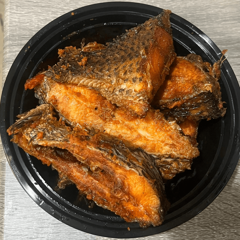 Fish Jollof Rice for people.
