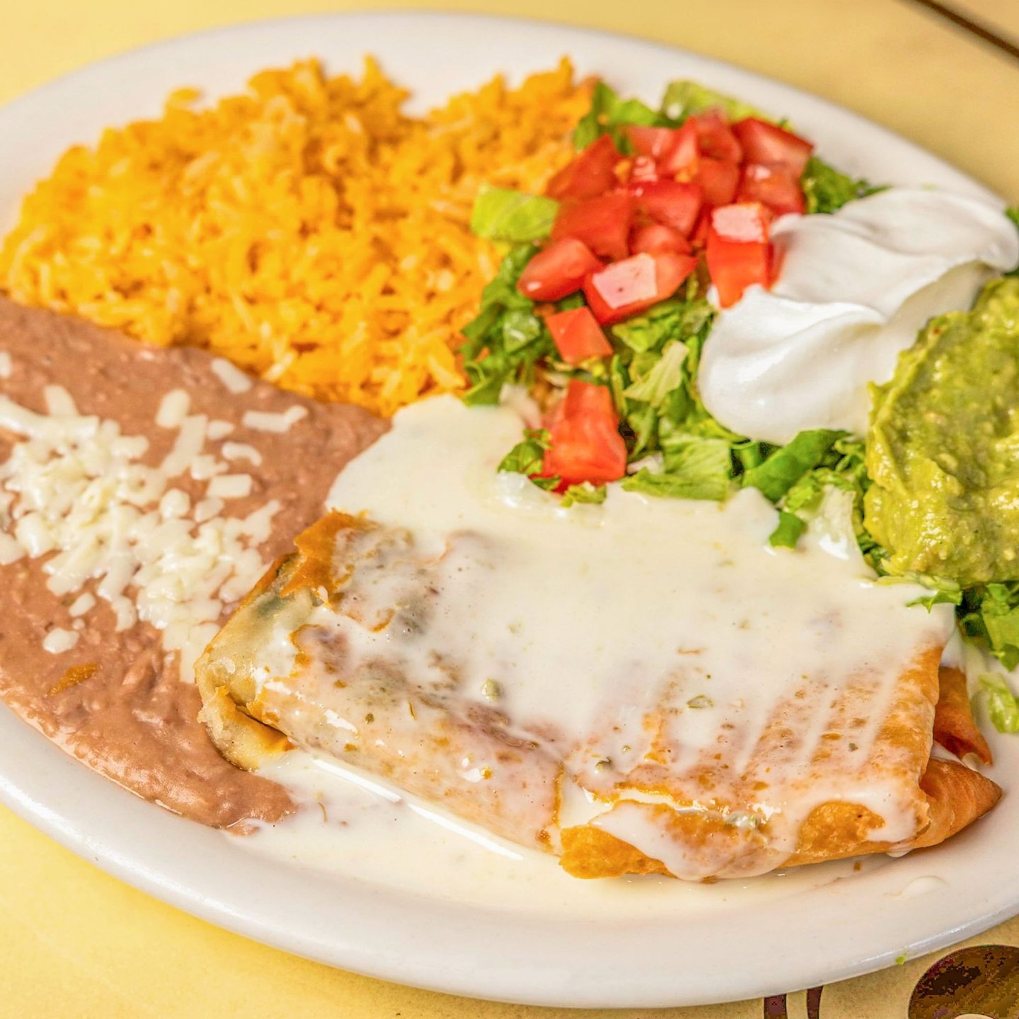 Lunch Chimichanga