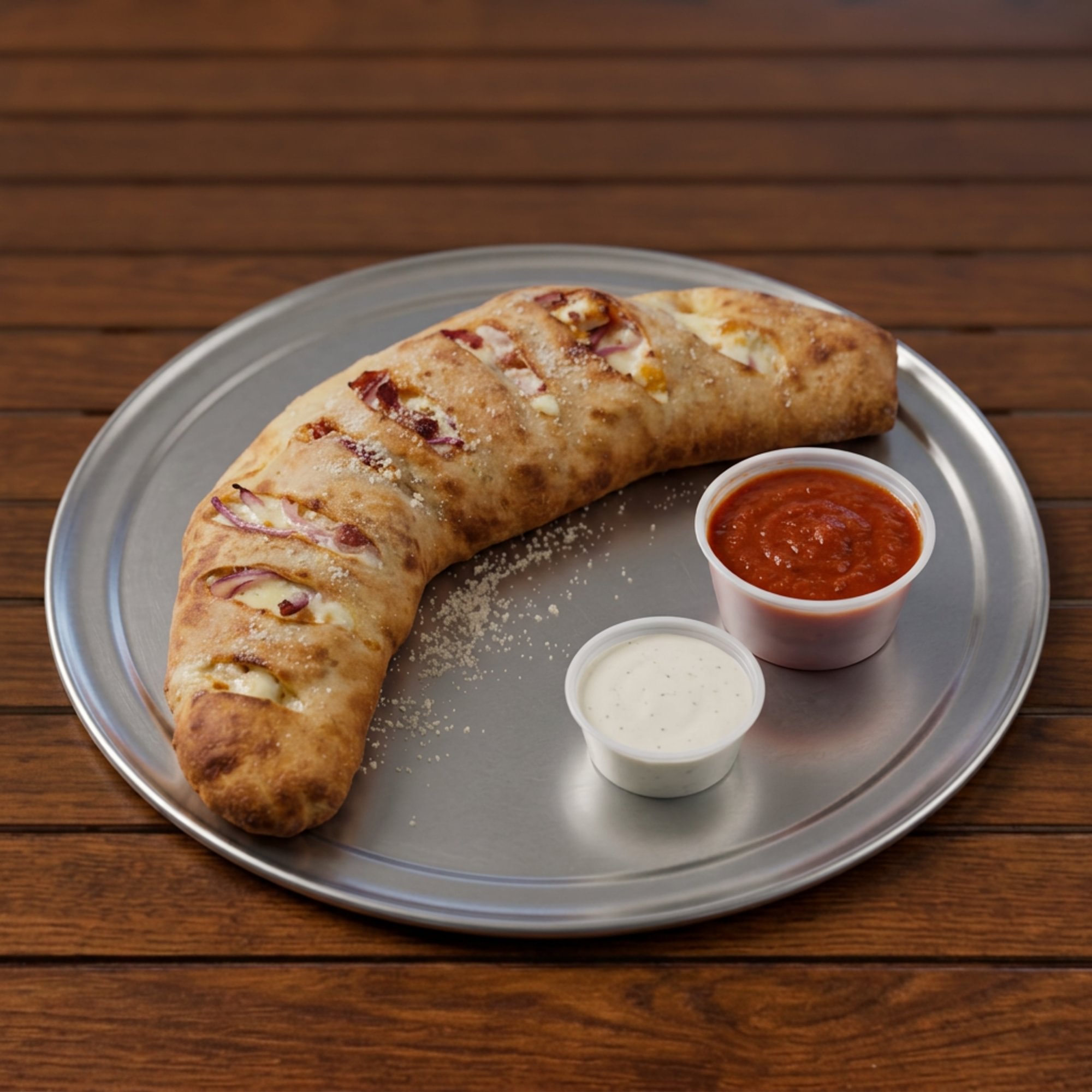 Grilled Chicken Ranch Stromboli
