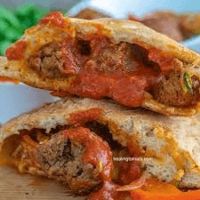 Meatball Parm Calzone