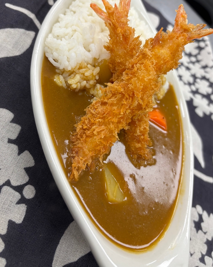 Fried Shrimp Curry Rice