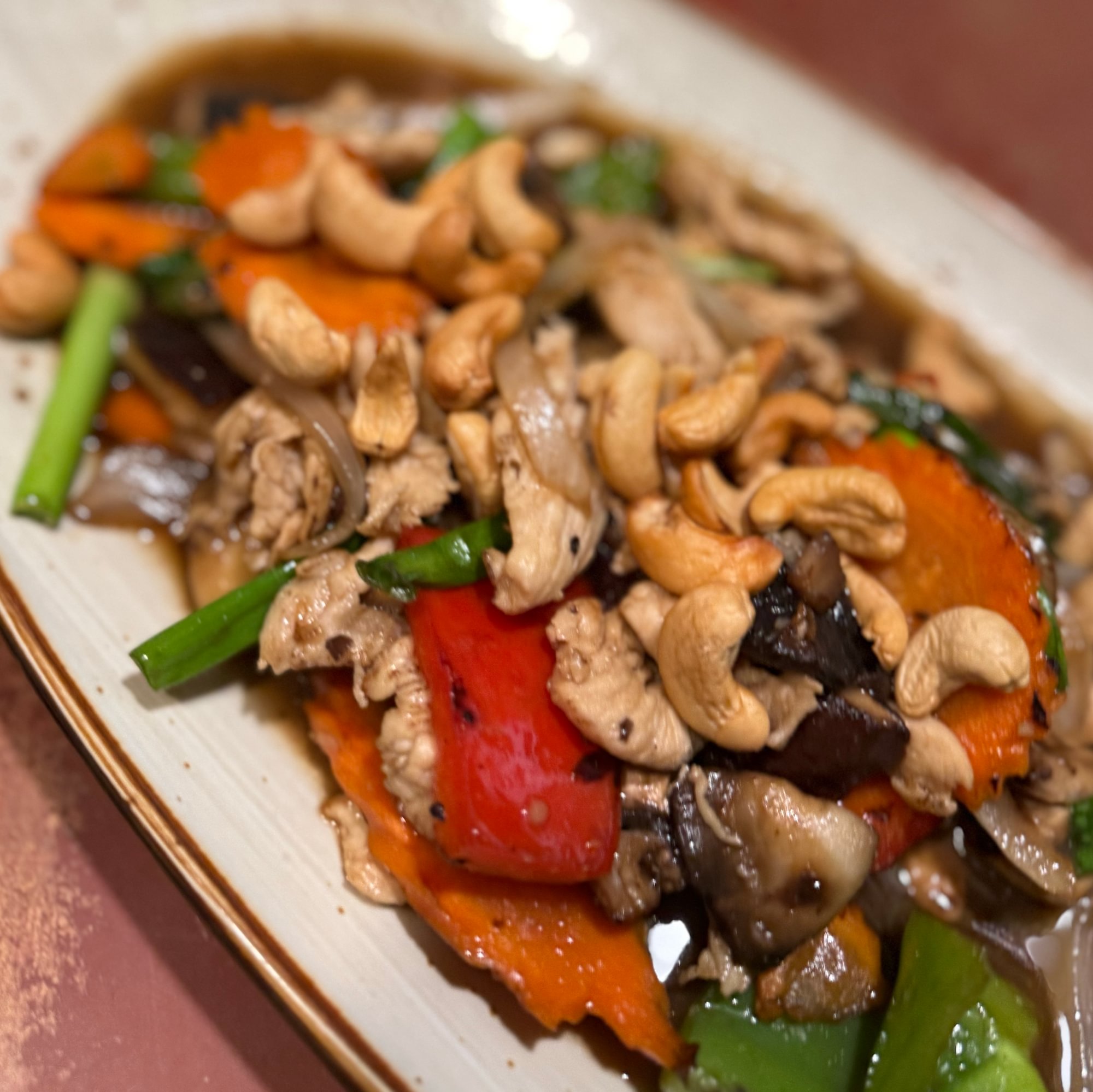 Pad Ma Muang Him Ma Pan: Stir-Fried Cashew Nuts