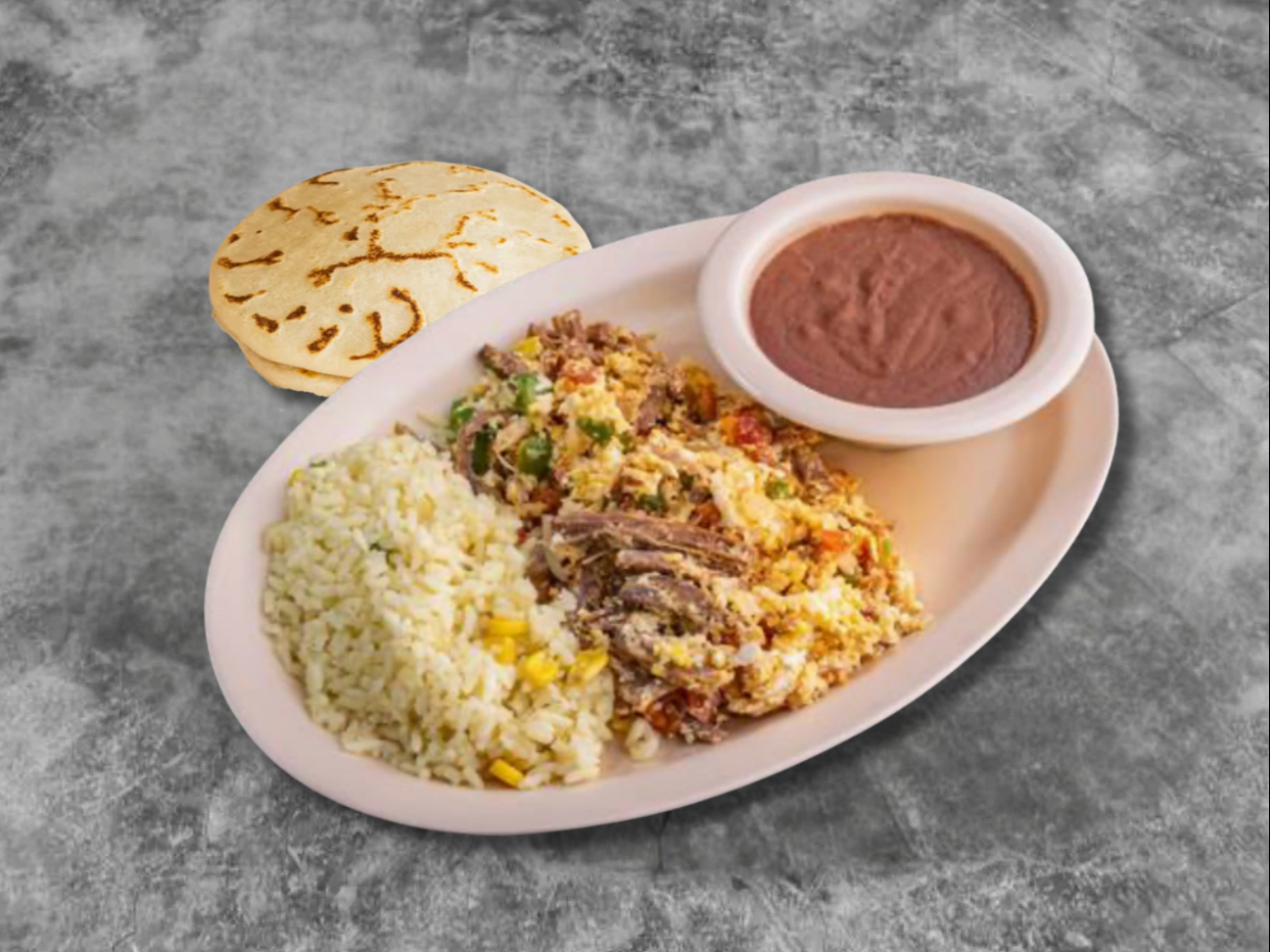 Huevos con Carne Deshilada