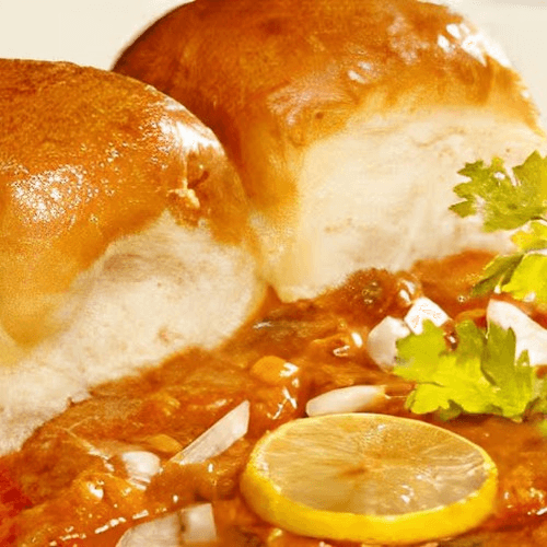 Pav Bhaji with Papad