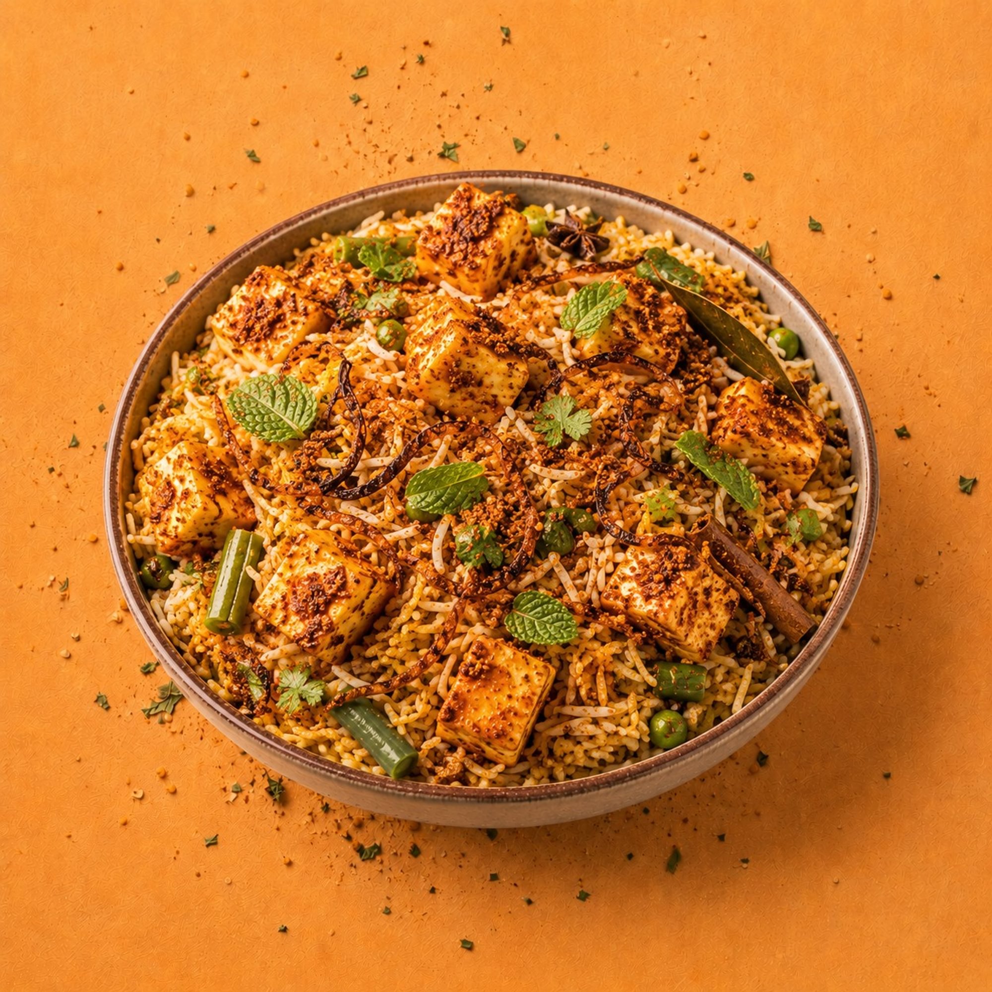 Karampodi Paneer Biryani