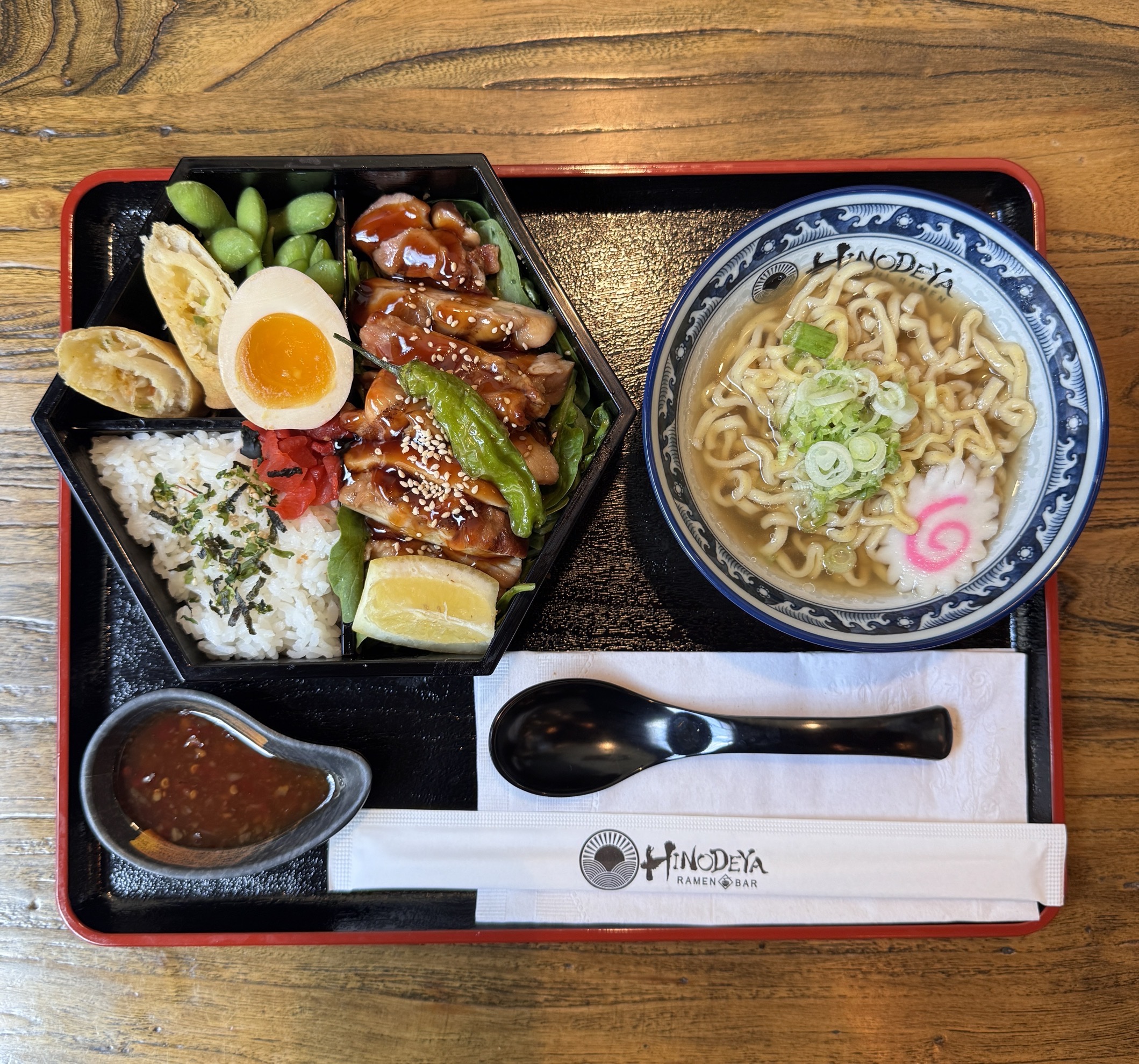 Chicken Teriyaki Bento with Mini Ramen