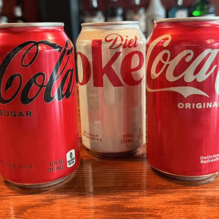 Coke, Diet Coke, or Sprite